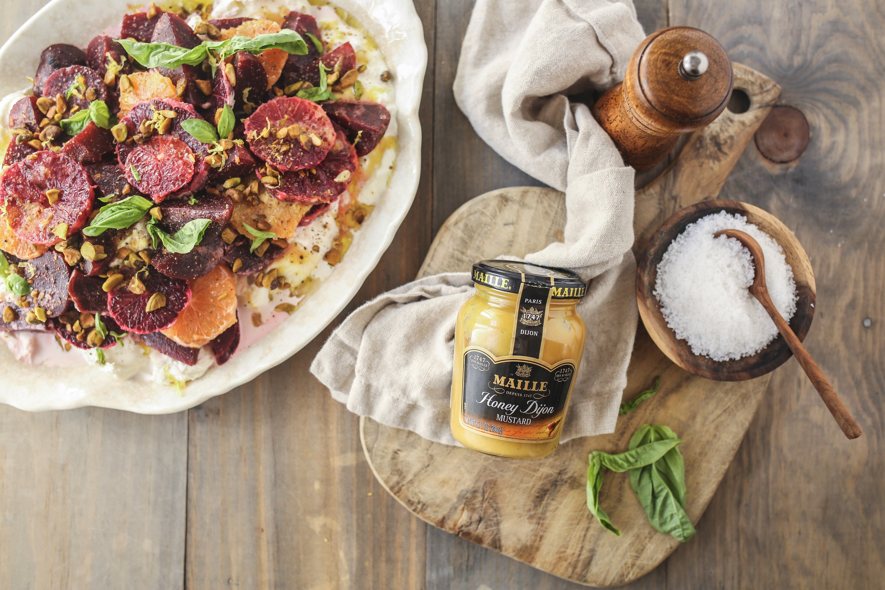 Beet + Burrata Citrus Salad