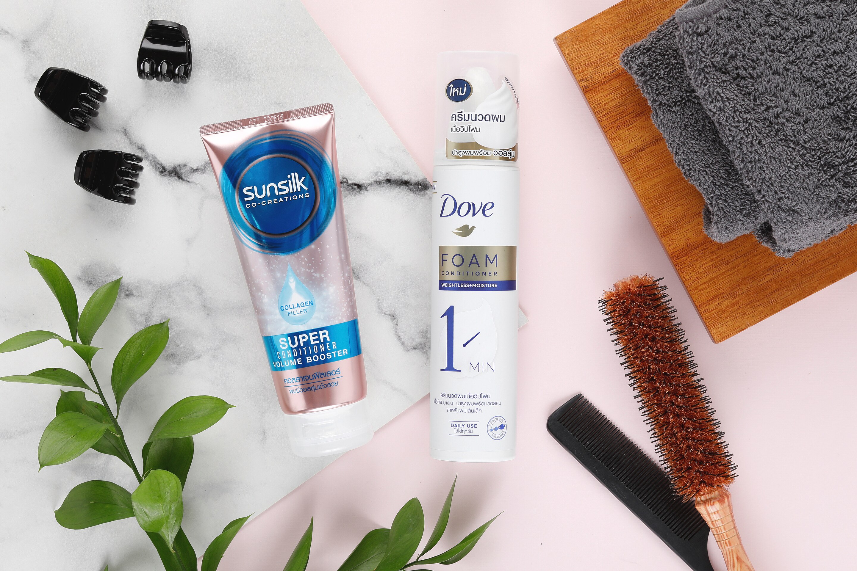 คอนดิชันเนอร์ ครีมนวดผม ช่วยเพิ่มวอลลุ่ม