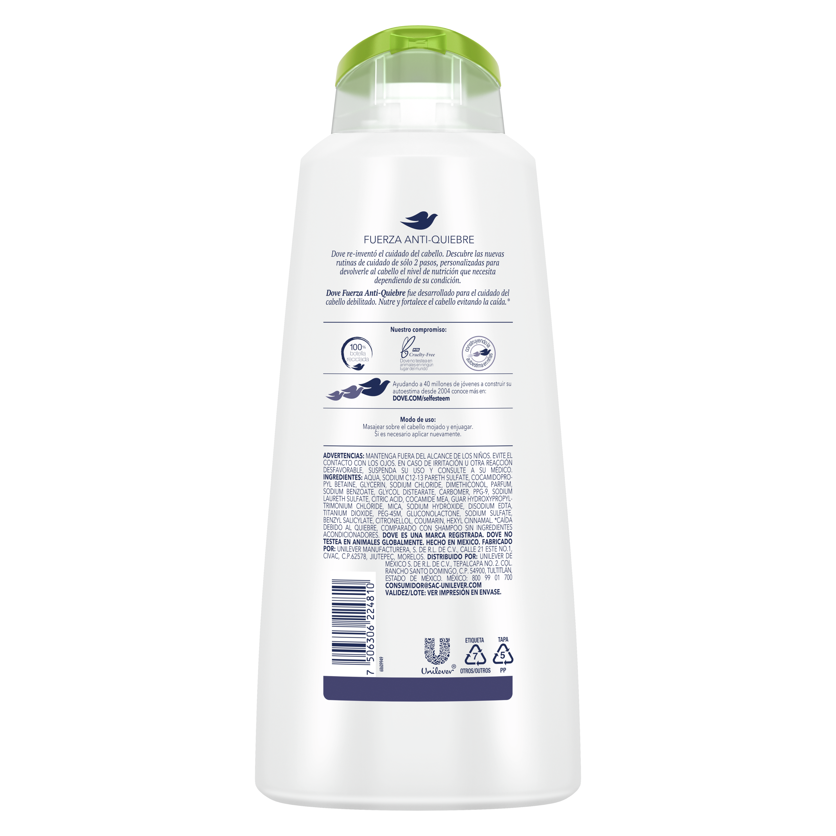 Shampoo DOVE Fuerza Anti Quiebre