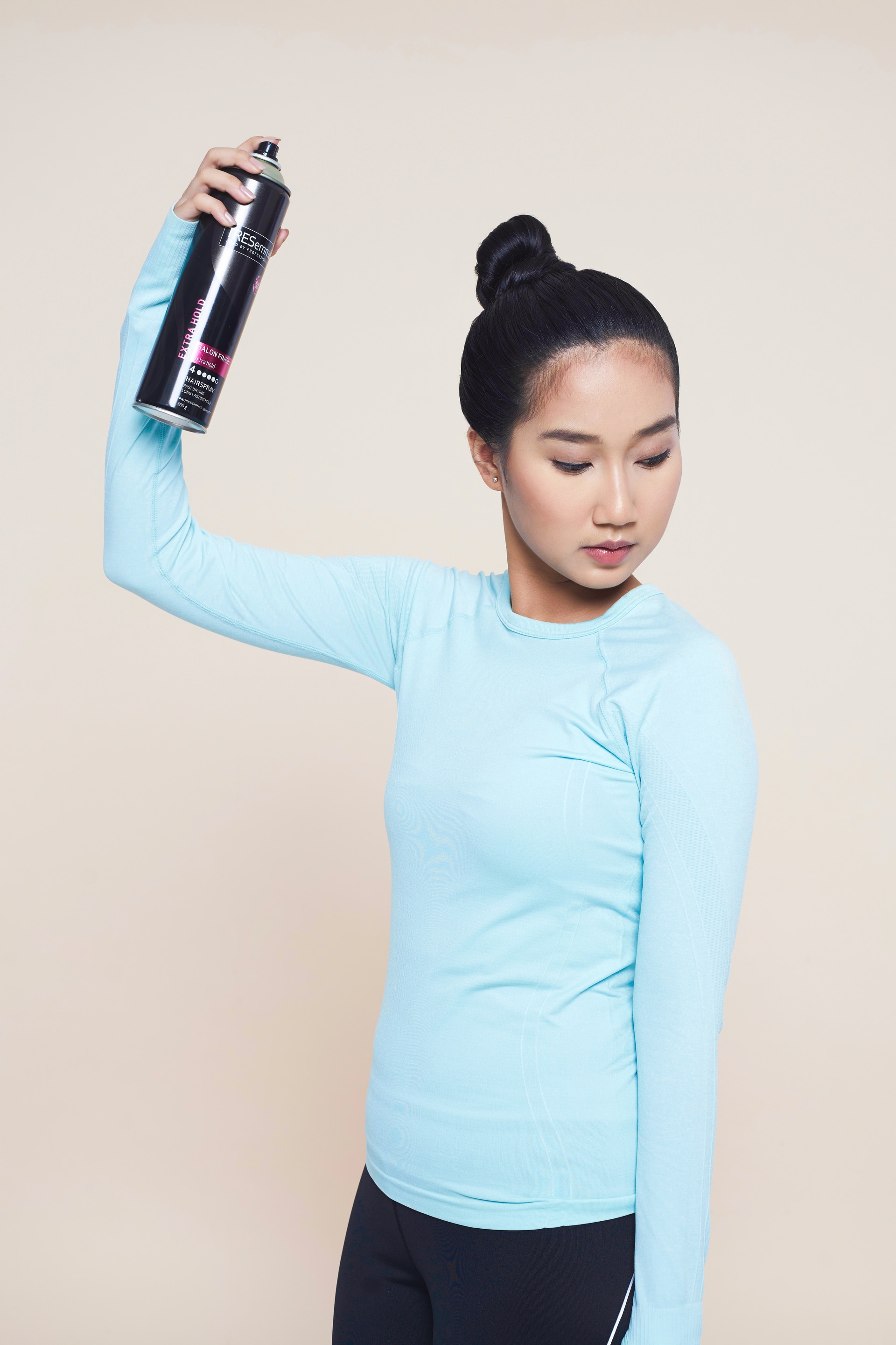 Step 5 - Ballerina bun.