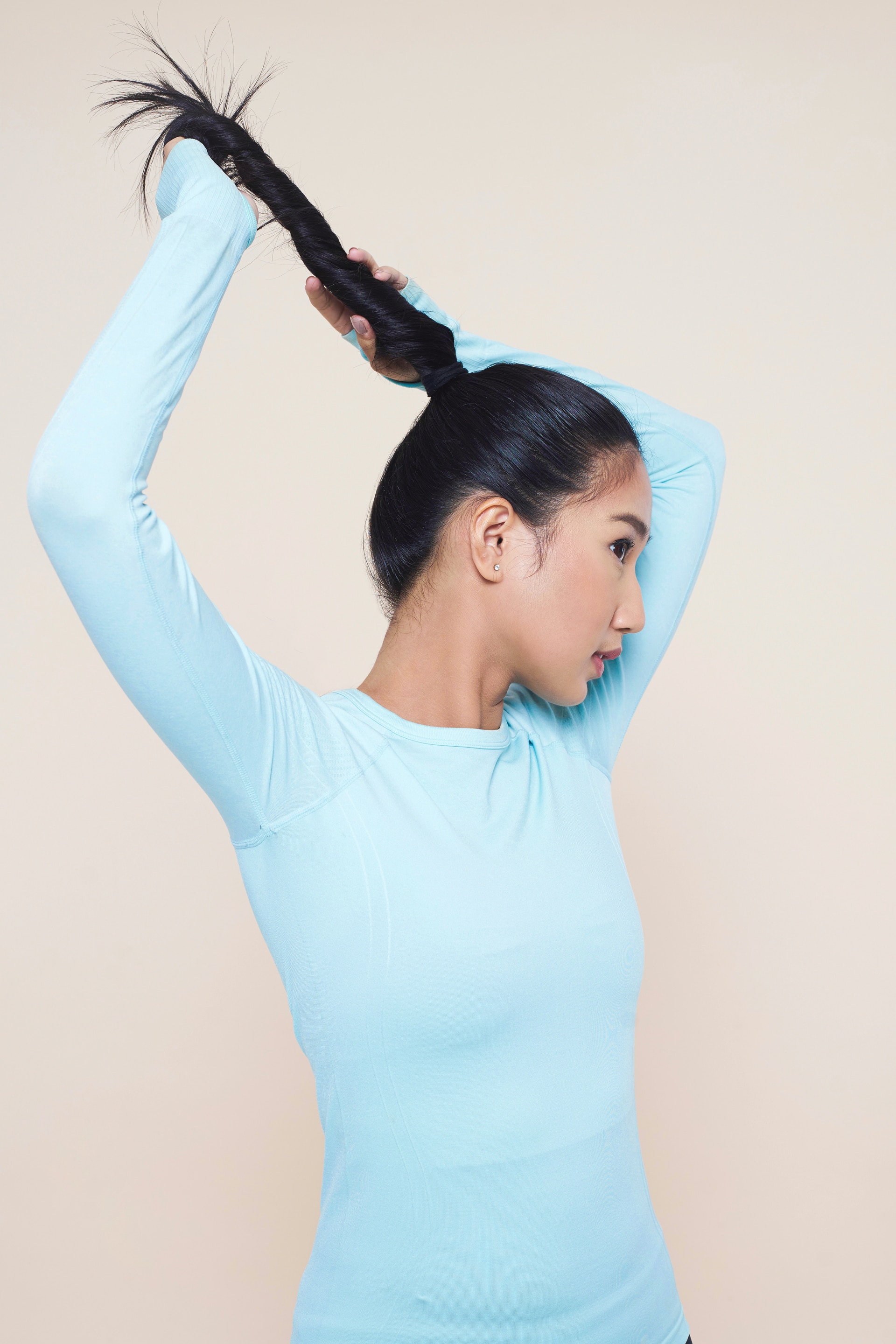 Step 3 – Ballerina bun.