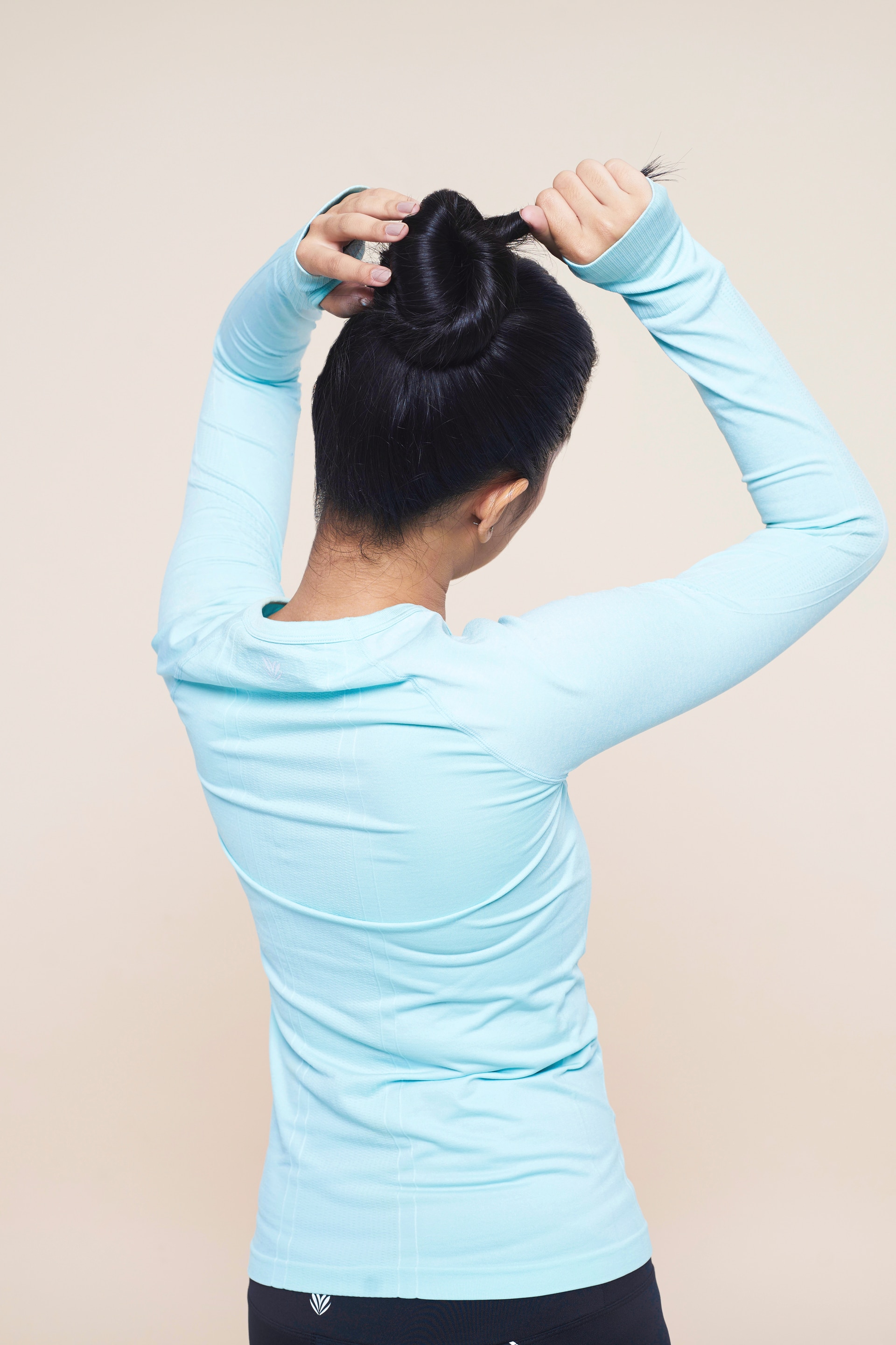 Step 4 – Ballerina bun.