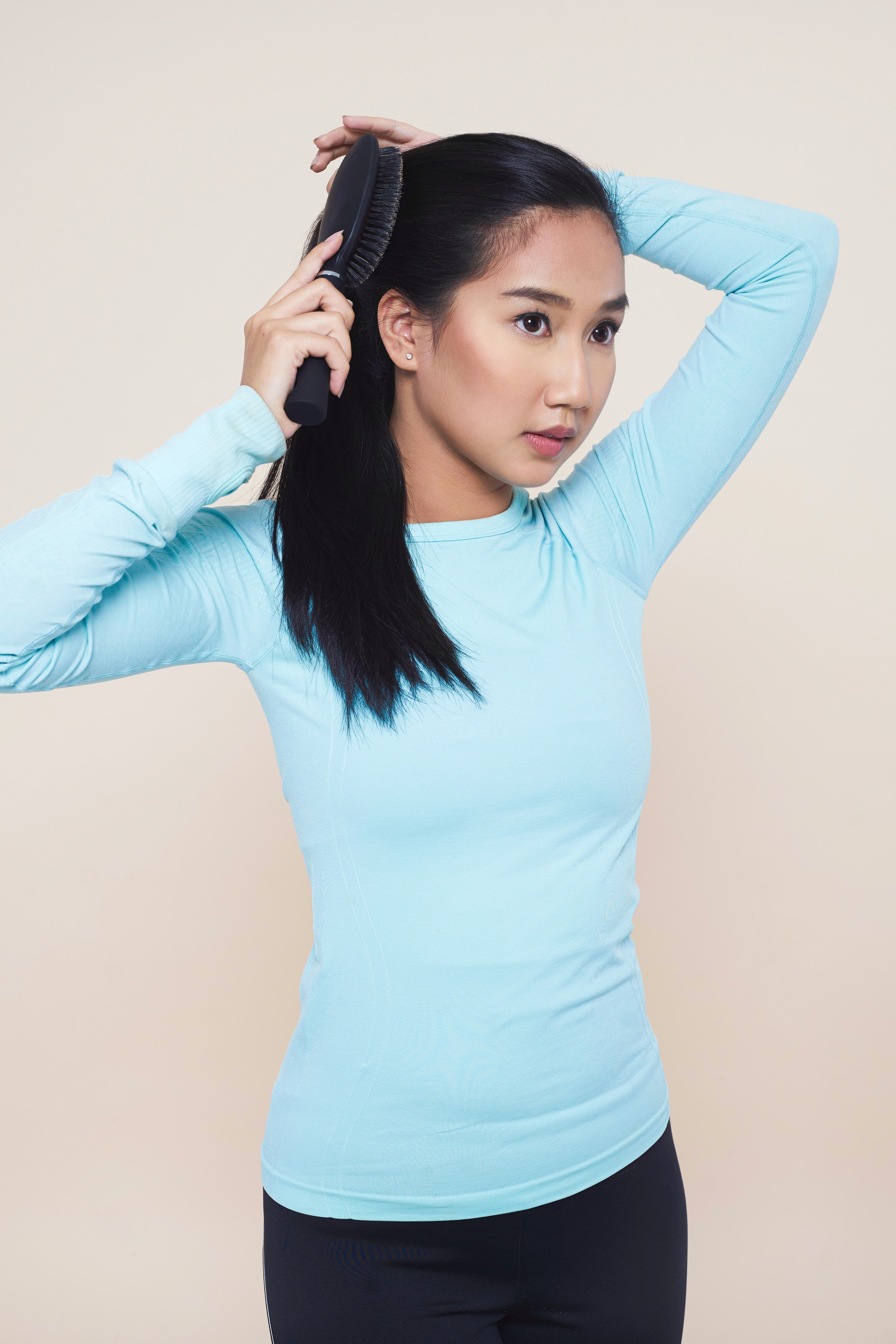 Step 2 – Ballerina bun.