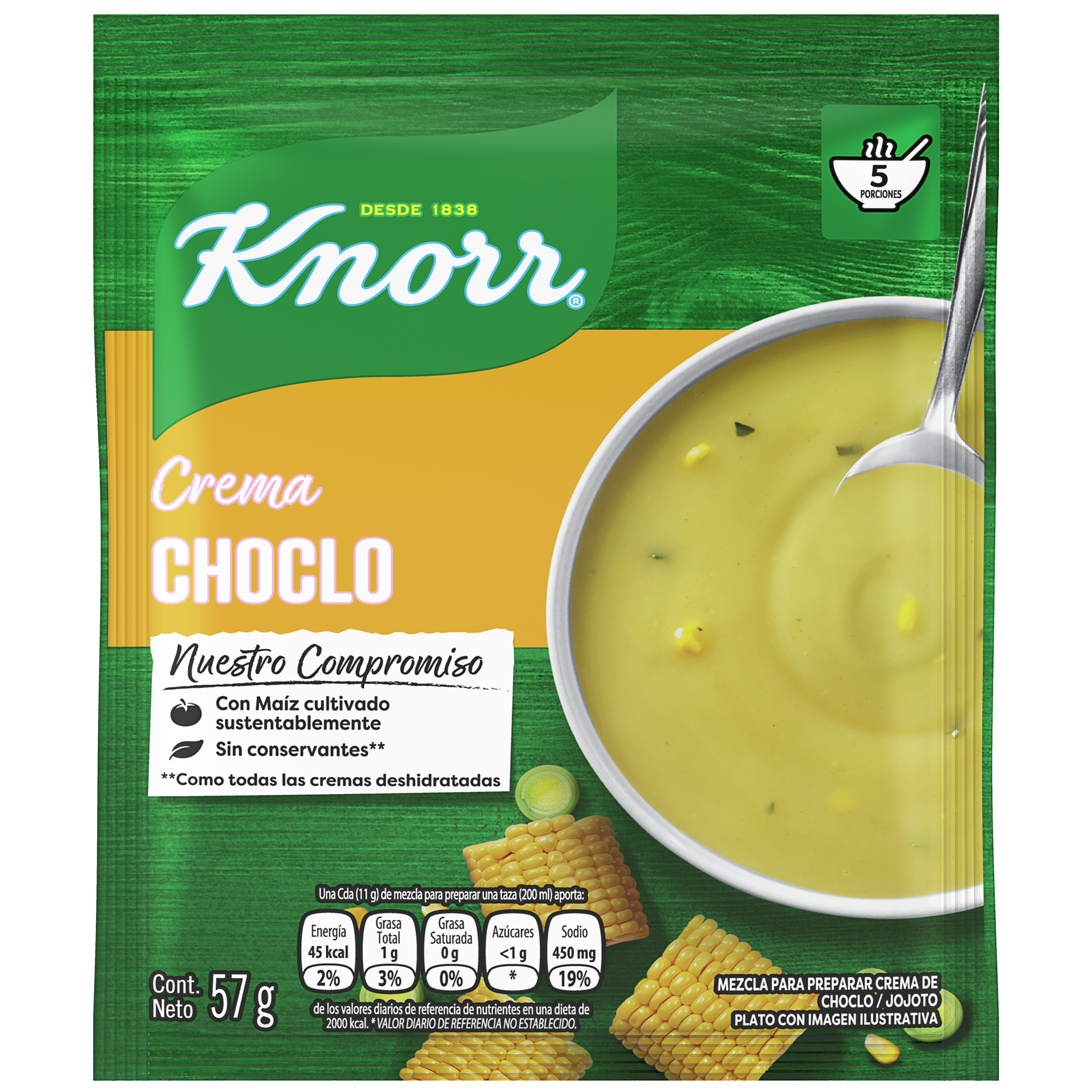 Crema de choclo packshot