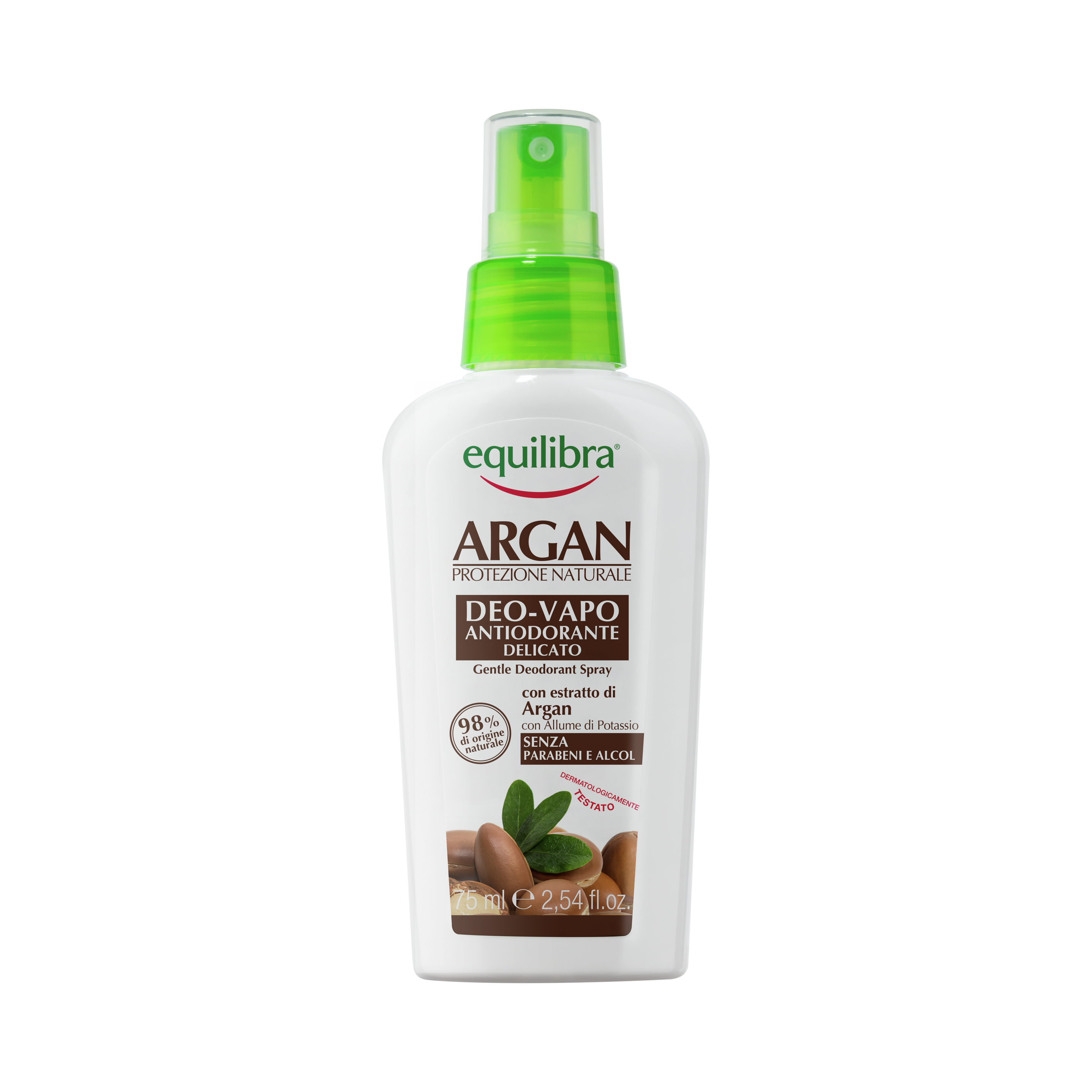 Argan Deo-Vapo Equilibra<sup>®</sup> -  Flacone da 75 ml con pompa spray