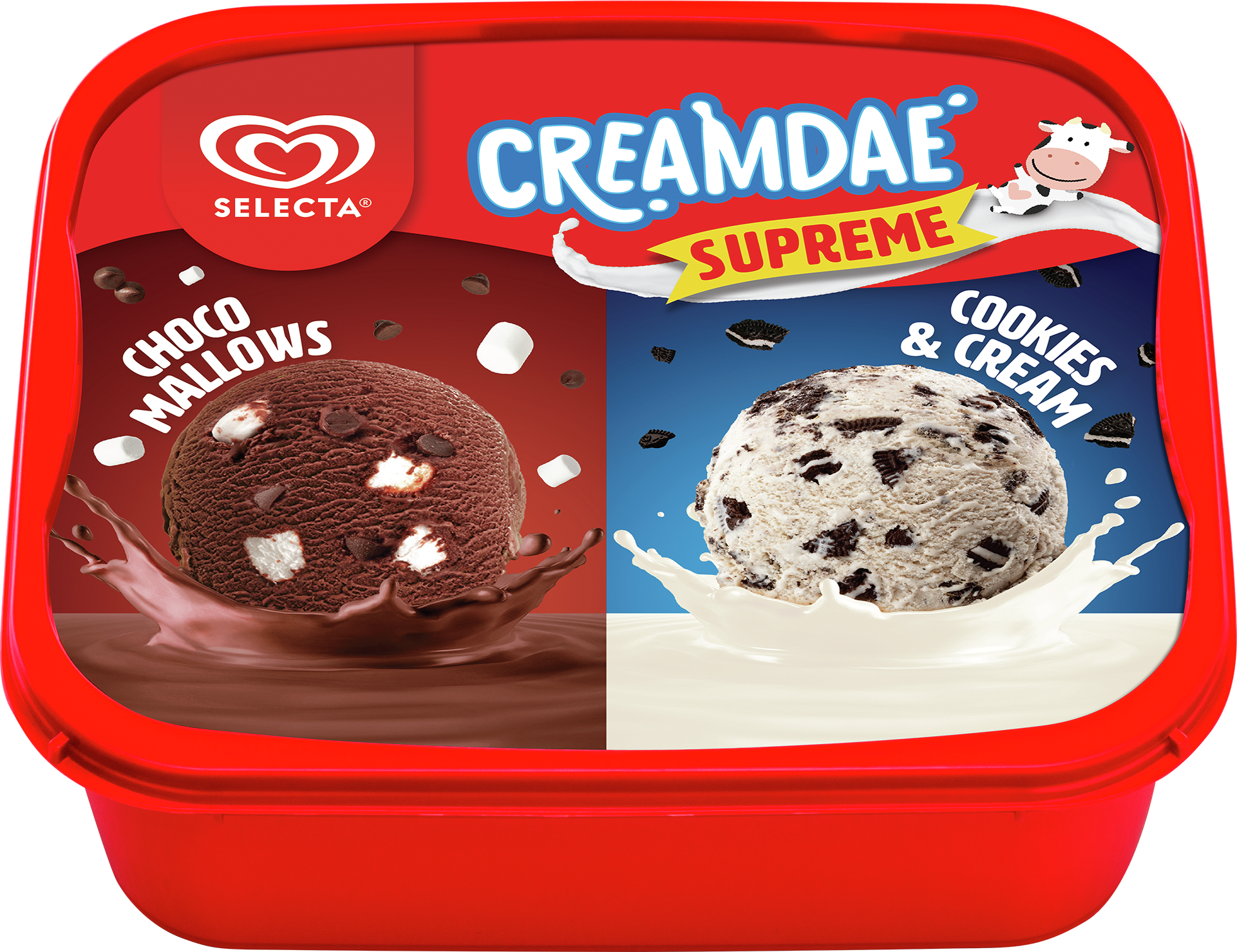 Selecta Creamdae Supreme Choco Mallows - Cookies & Cream