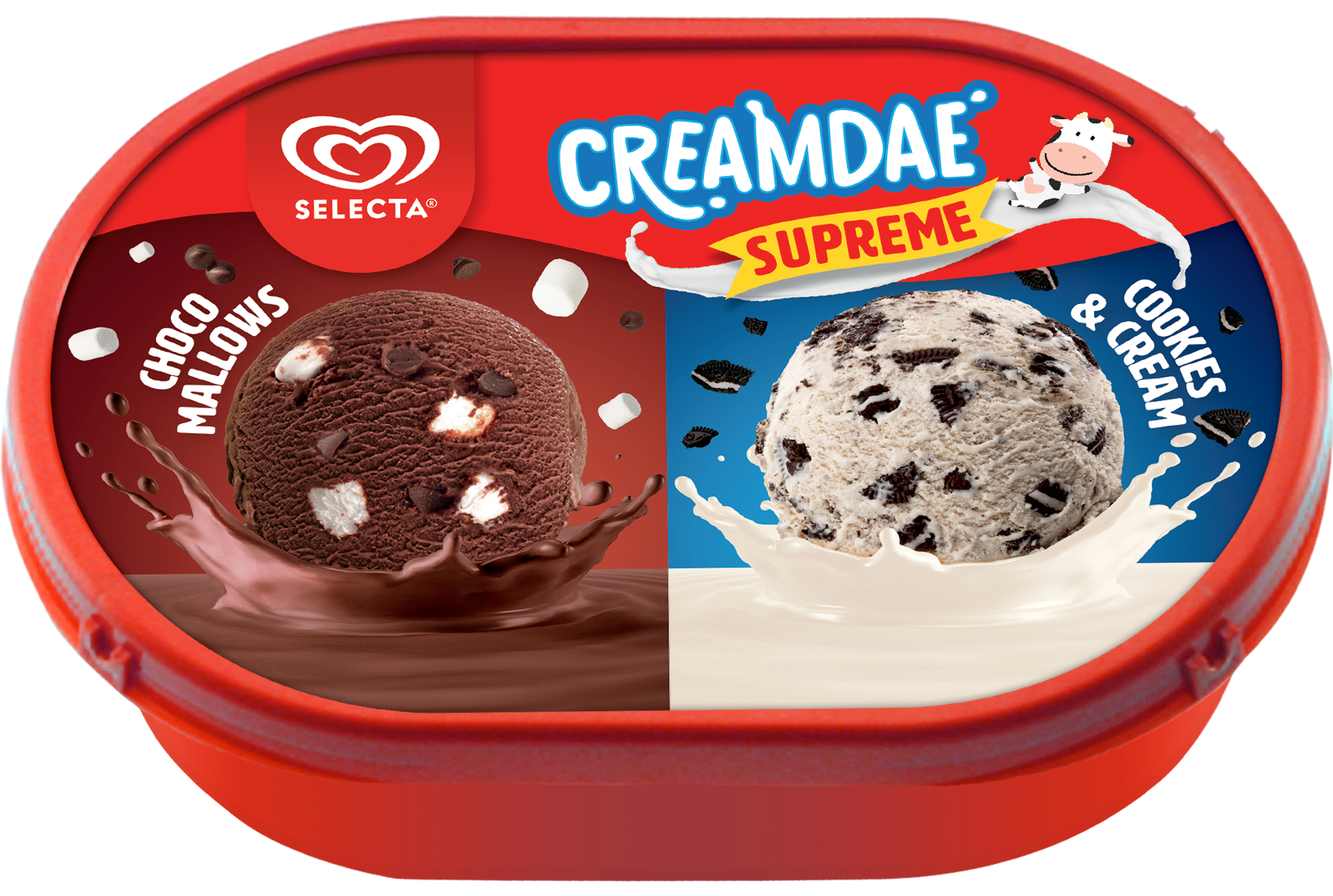 Selecta Creamdae Supreme 2in1 Choco Mallows - Cookies & Cream