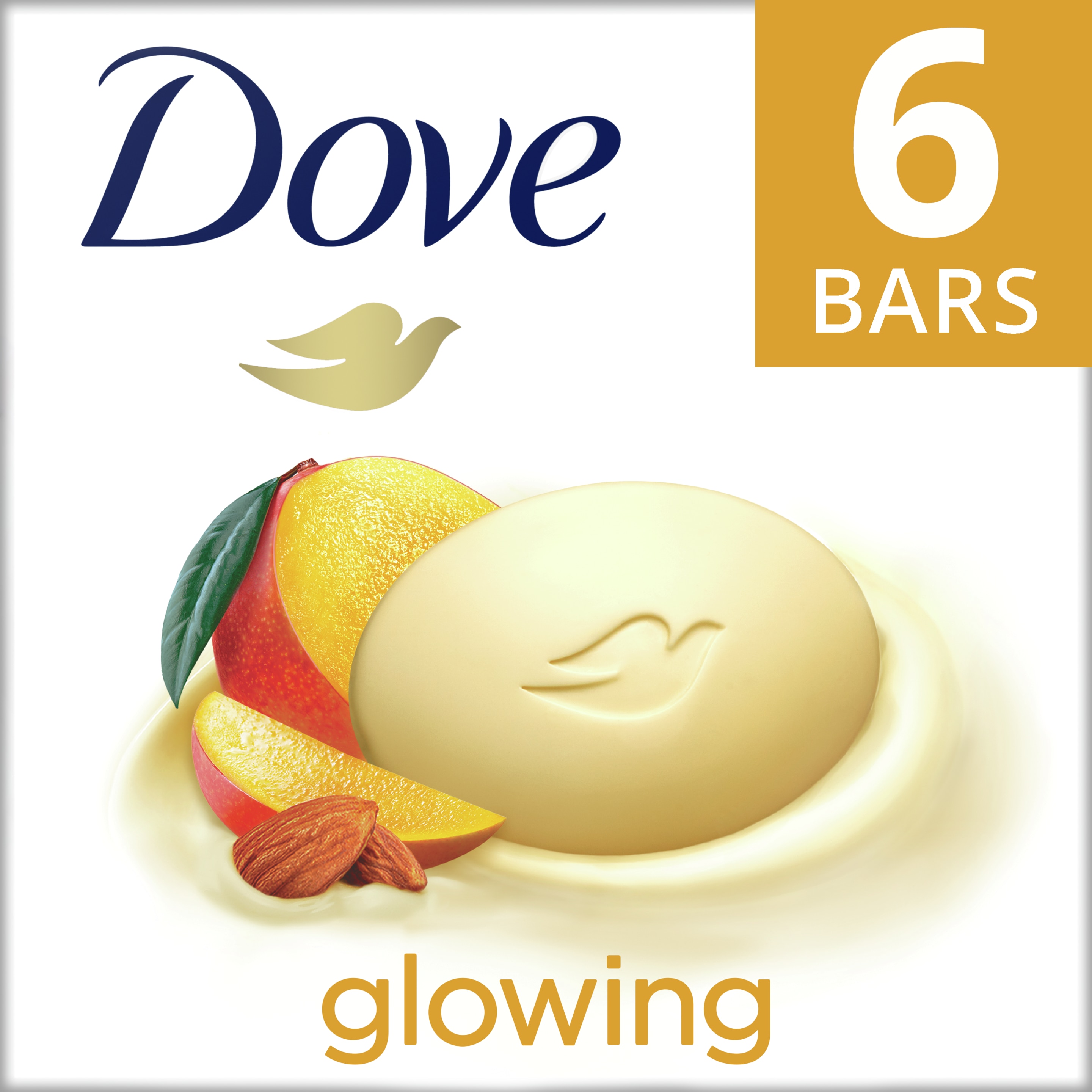 Dove Glowing Beauty Bar 6 bar 3.75 oz