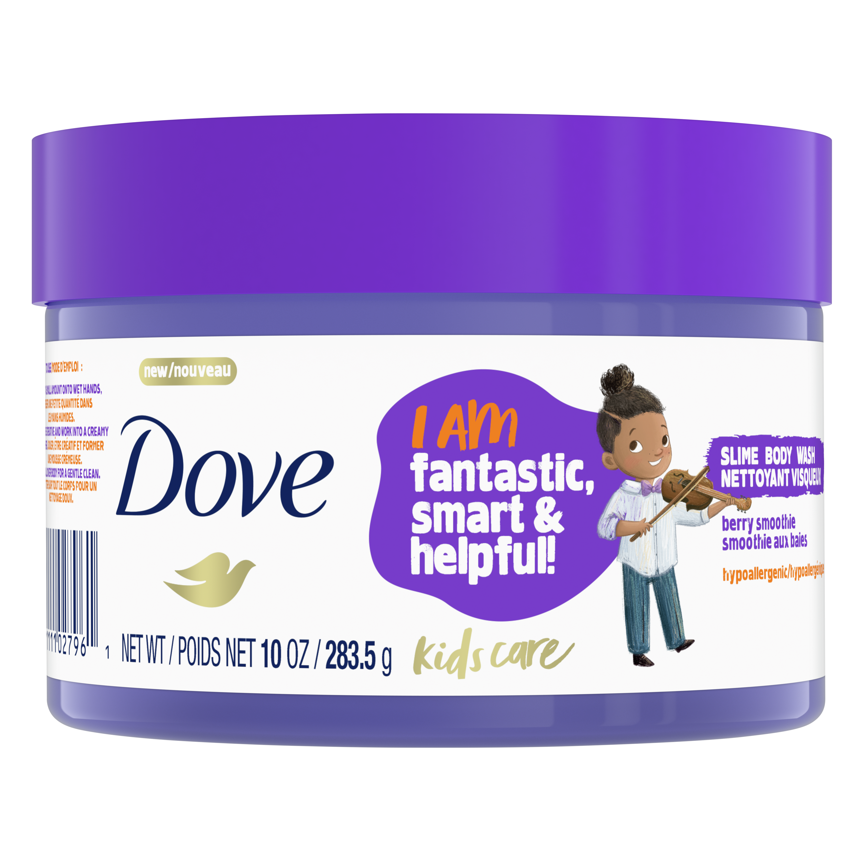 Dove Kids Care Slime Wash Berry Smoothie 10 oz