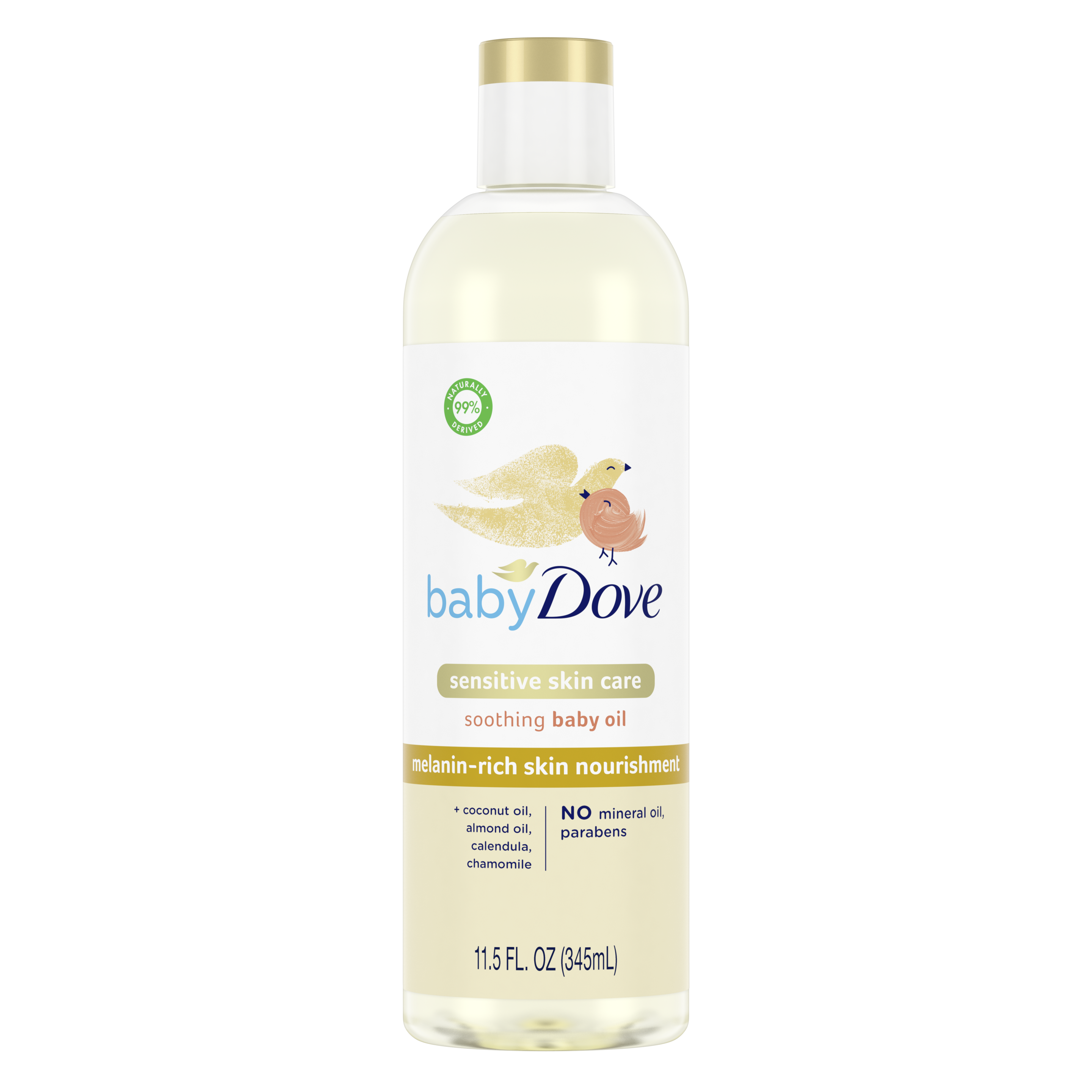 Baby Dove Melanin-Rich Skin Nourishment Baby Oil 11.5 oz