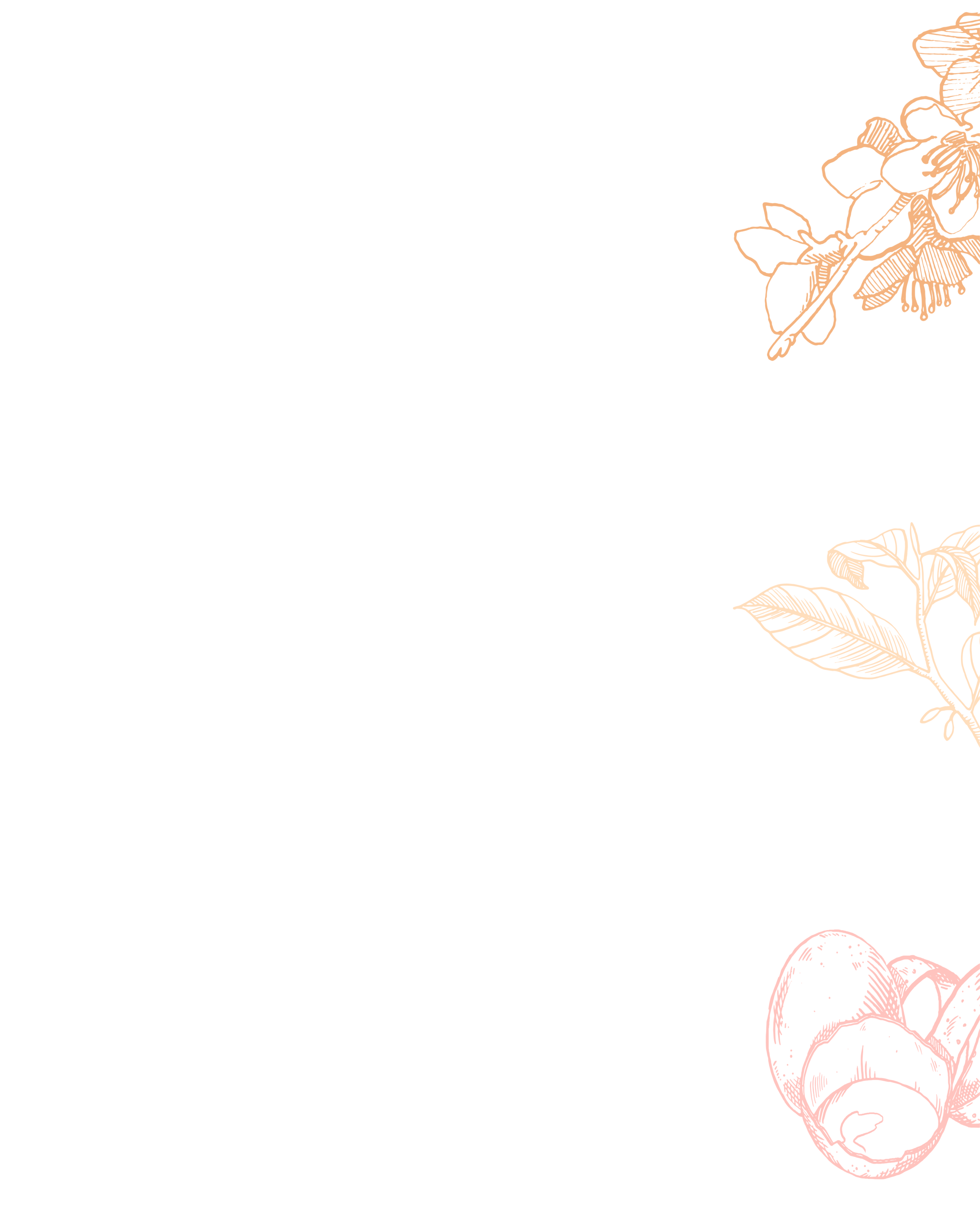 Decorative composition on the right
