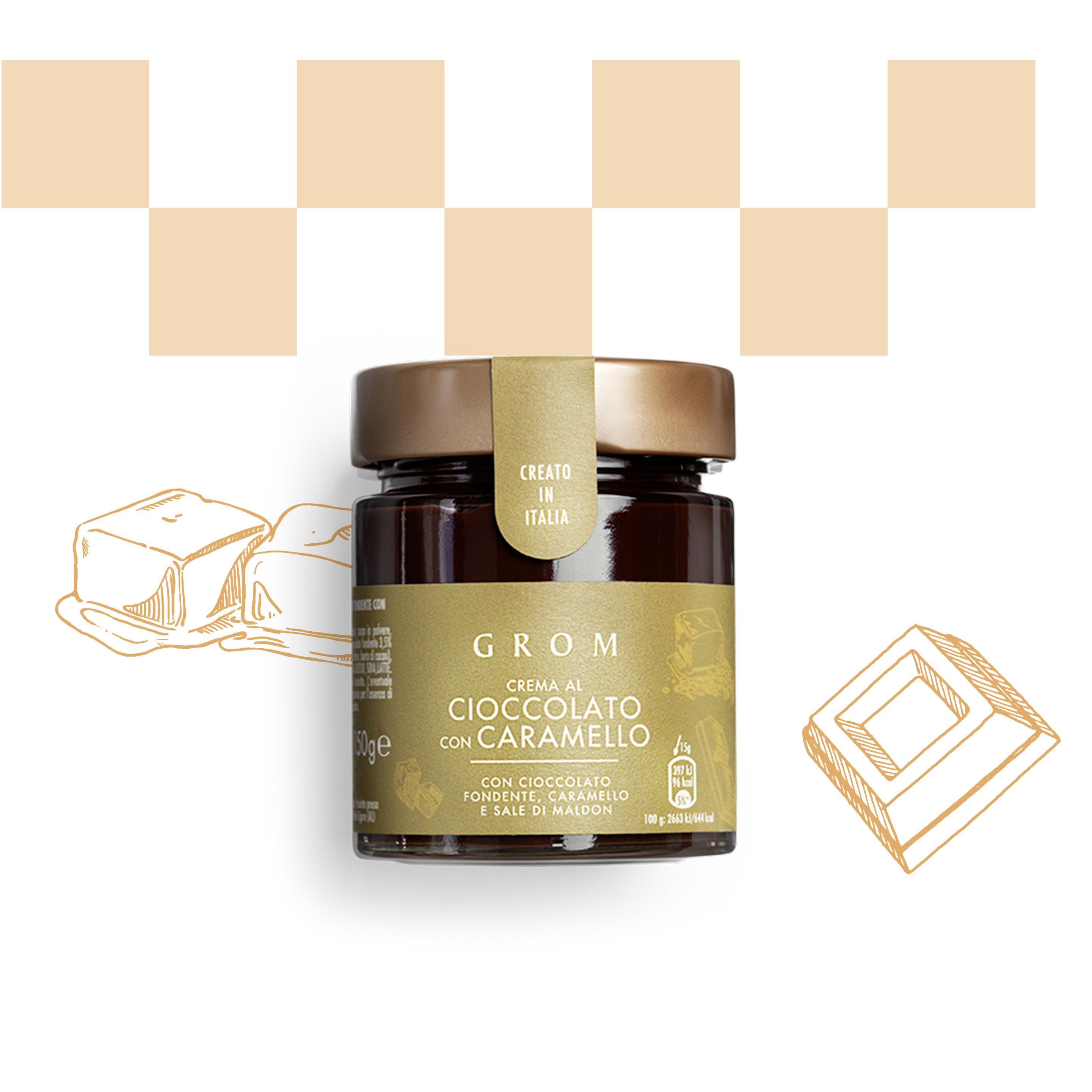 Crema spalmabile caramello salato