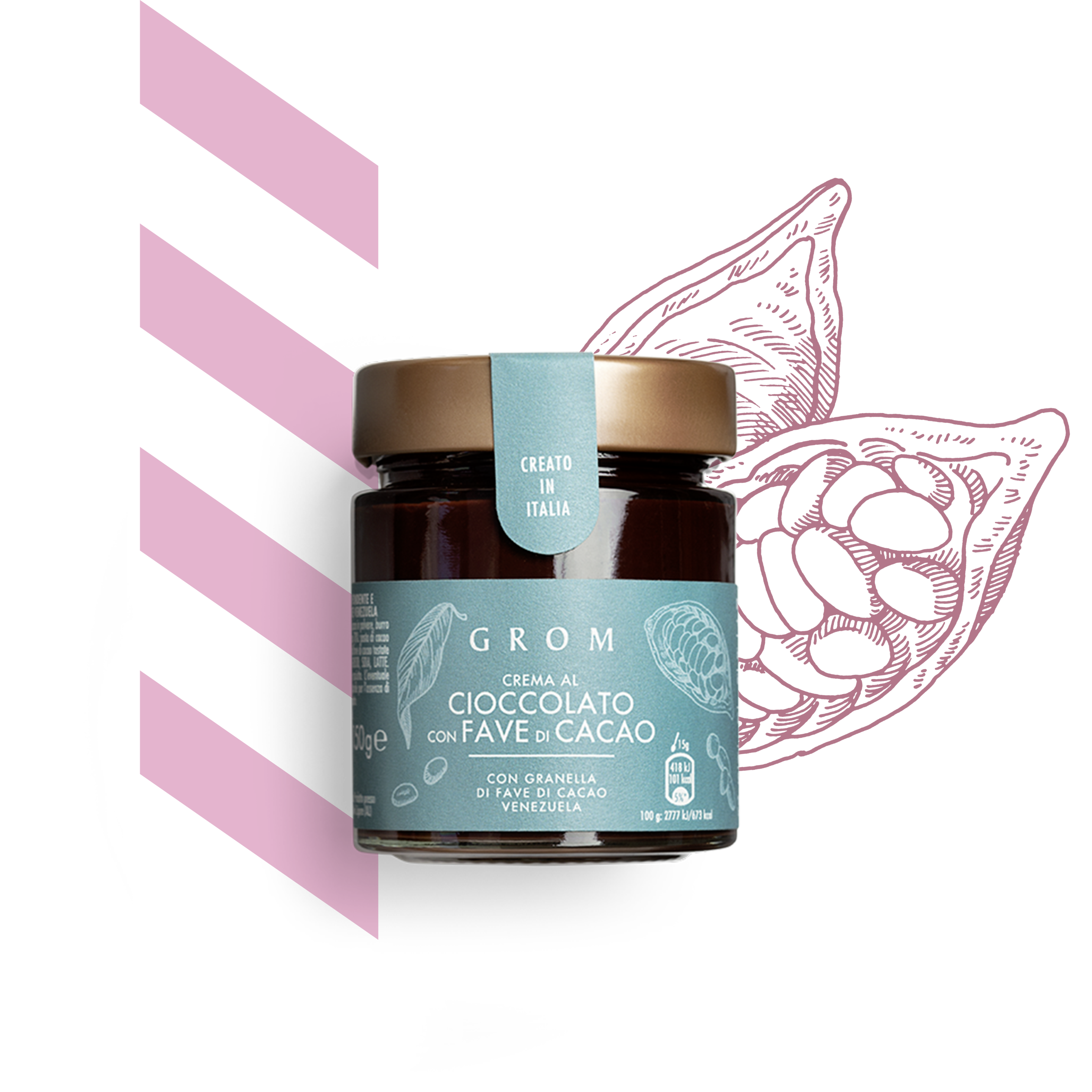 Crema spalmabile fave di cacao