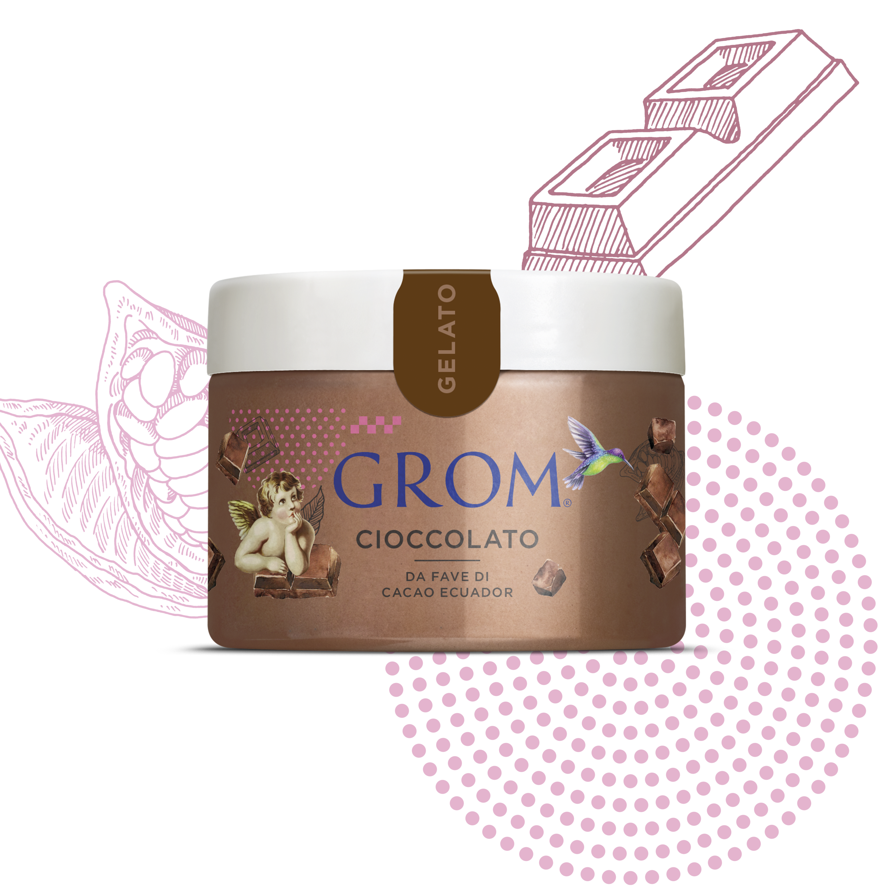 barattolo di cioccolato