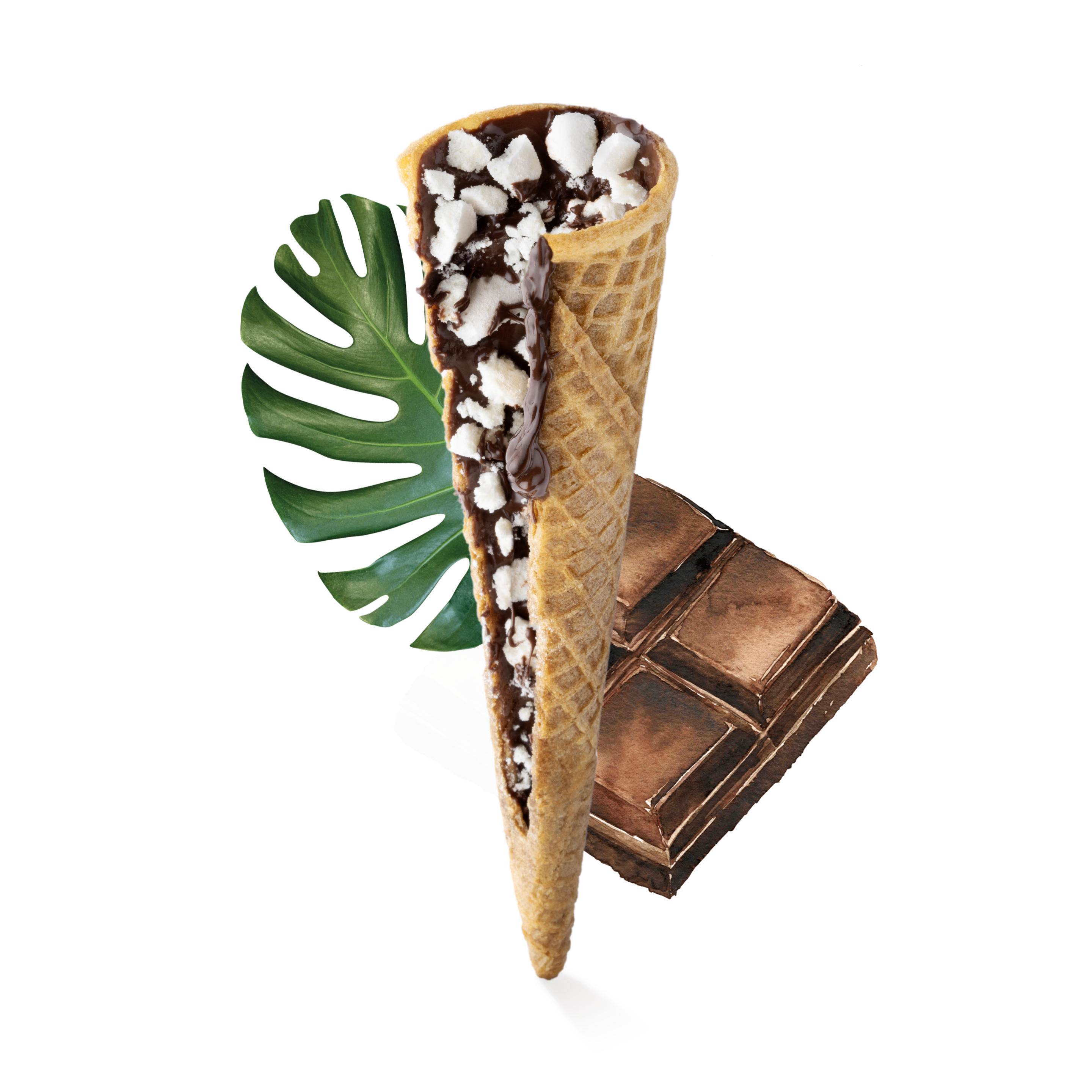 Conoripieno cioccolato meriga