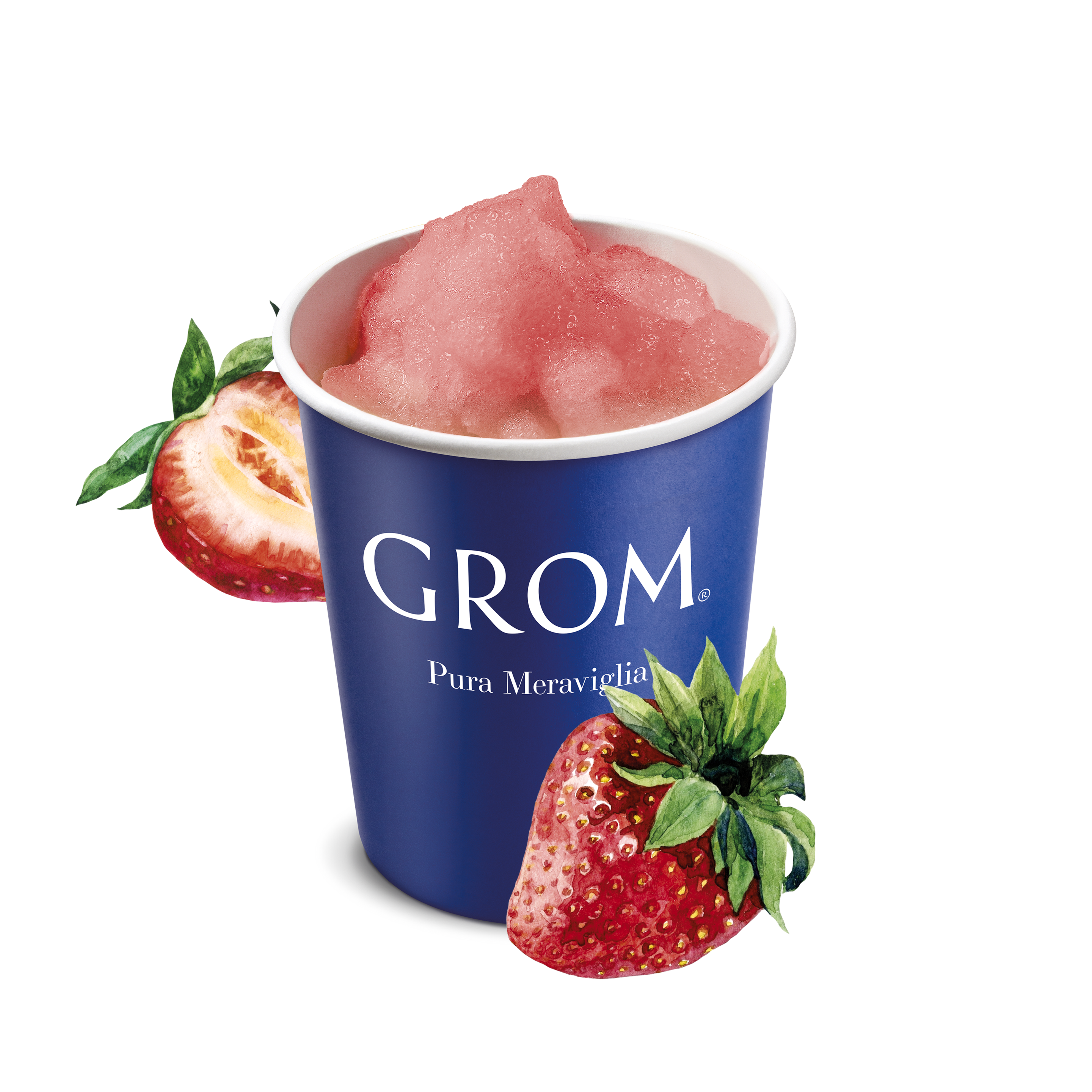 Sicilian granita fragola