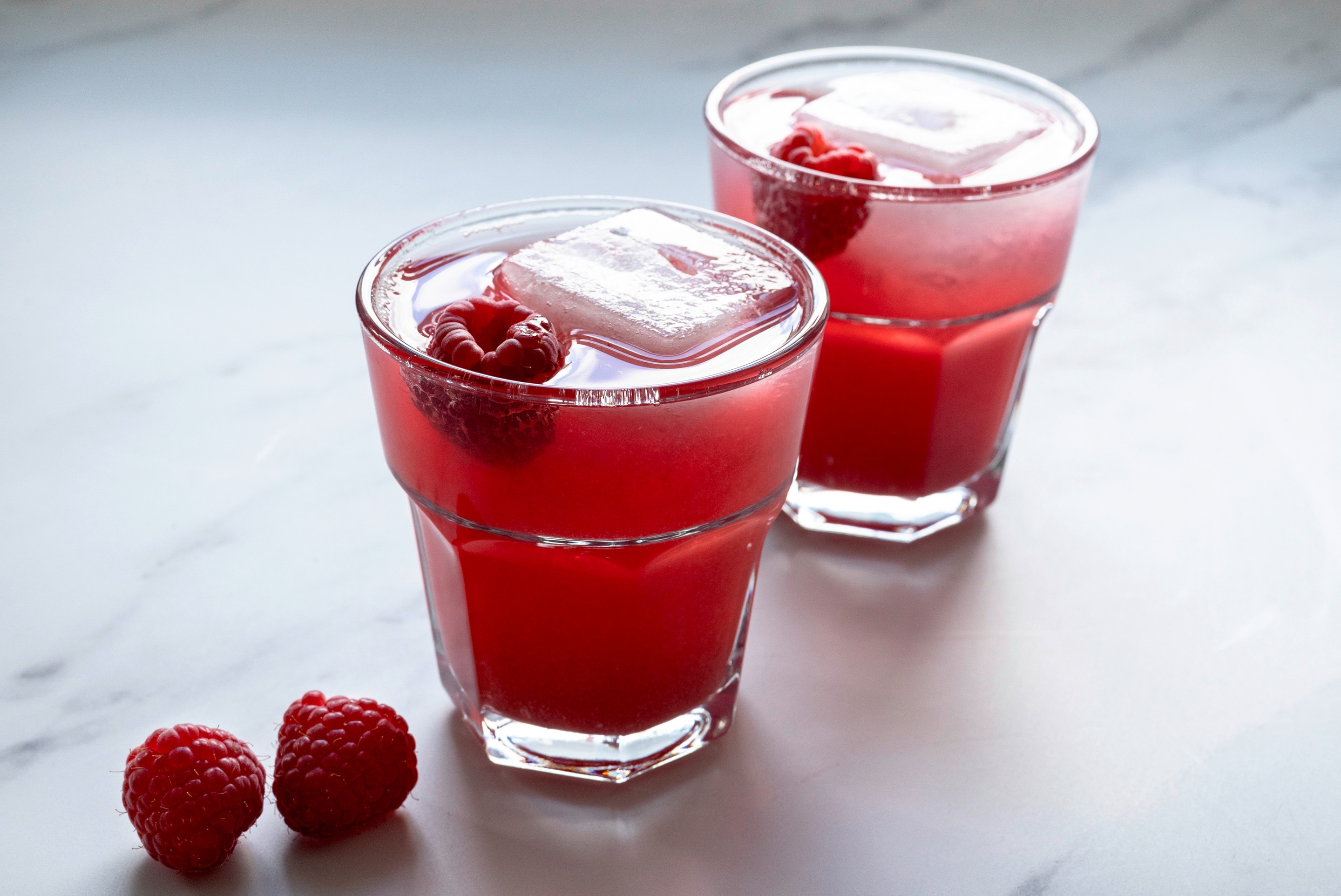 Turn over-ripe raspberries into delicious summer cordial