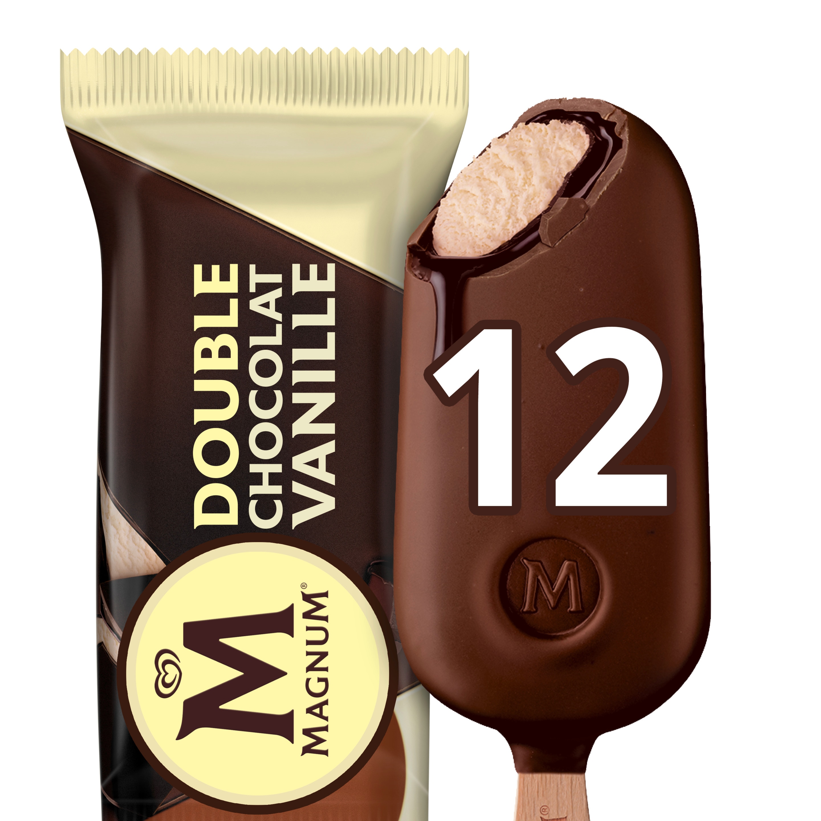 Magnum  Ice Cream Bar  Double Chocolate Vanilla