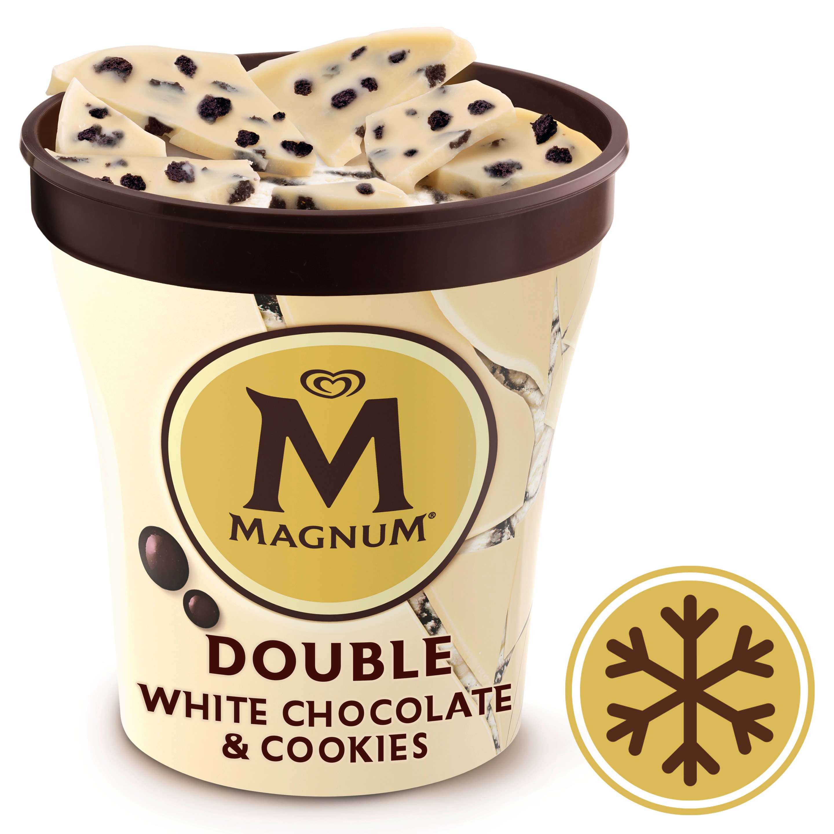 Magnum Double White Chocolate & Cookies Tub 440ml