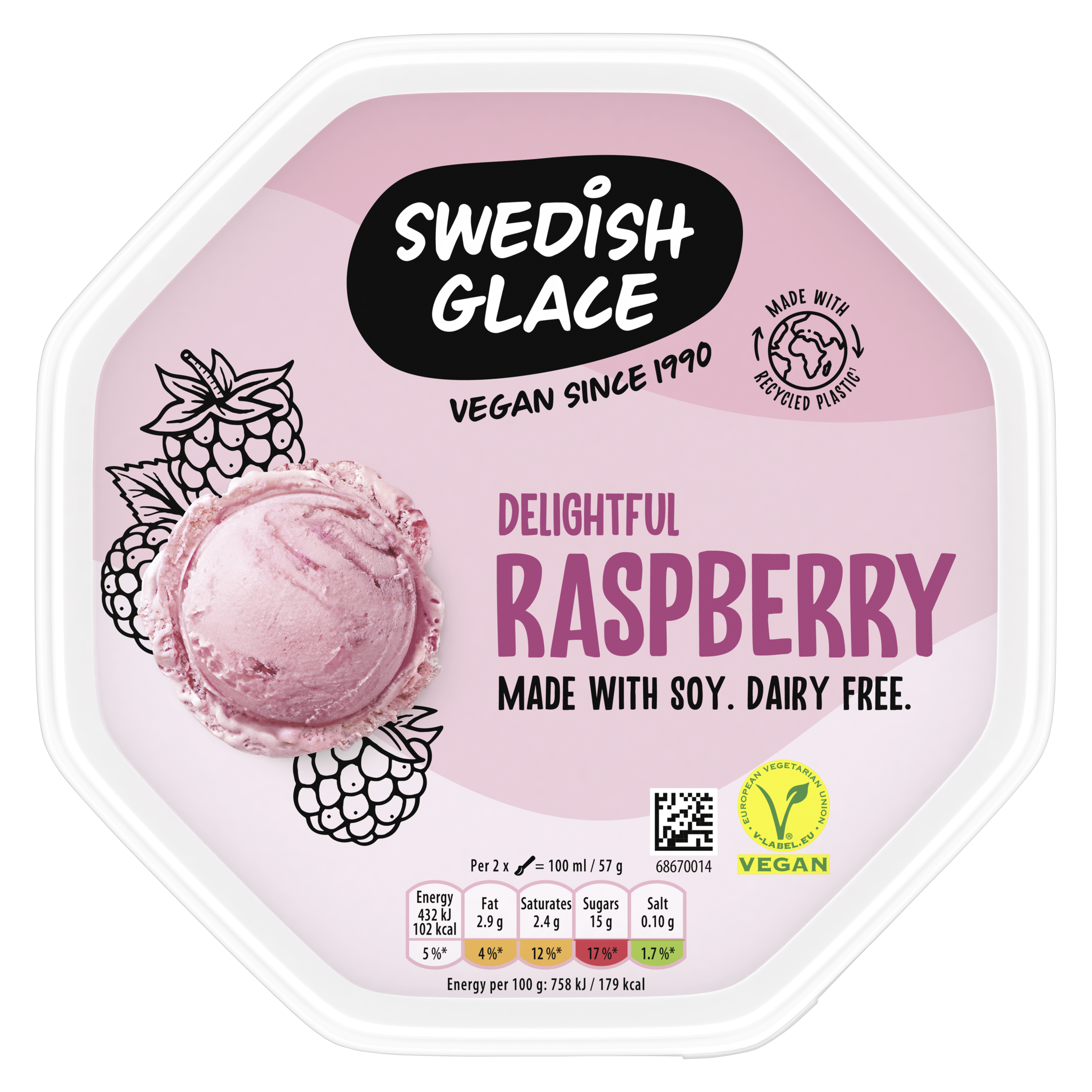Swedish Glace Delightful Raspberry