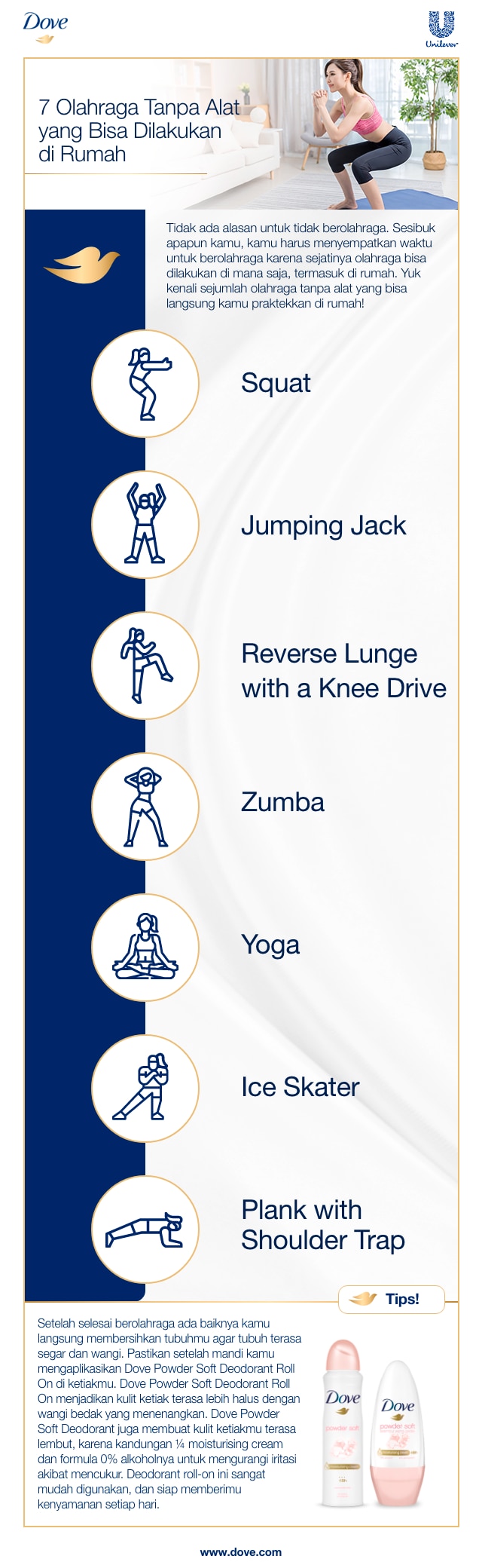 7 Olahraga Tanpa Alat yang Bisa Dilakukan di Rumah