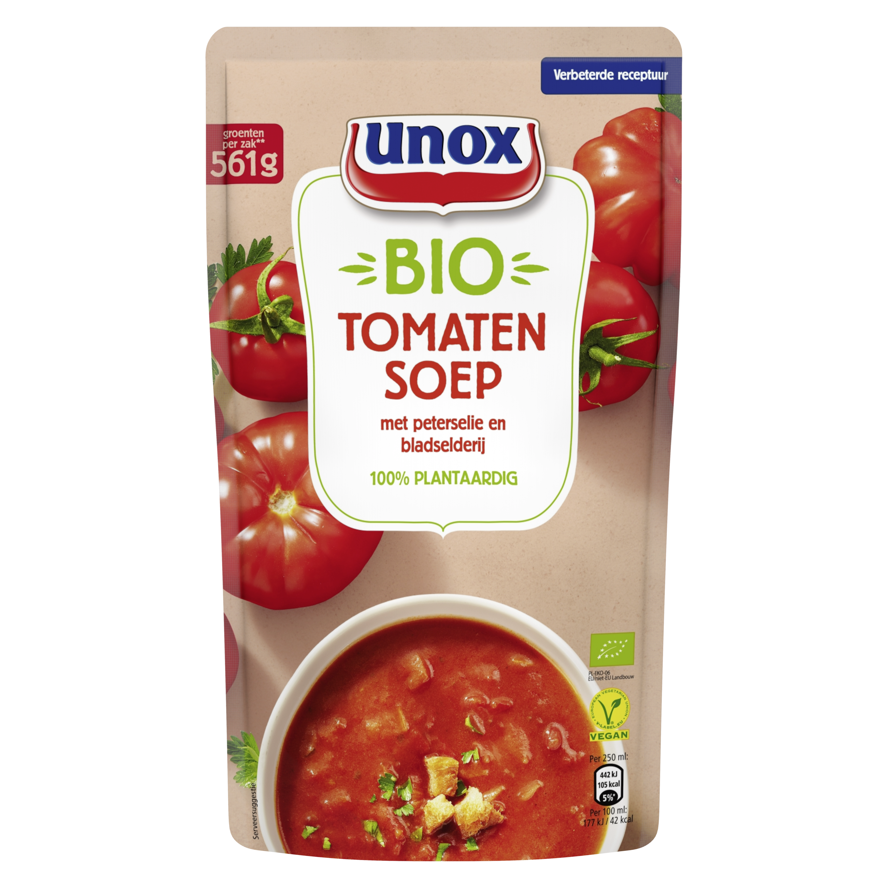 Unox Biologische Tomatensoep 570ml