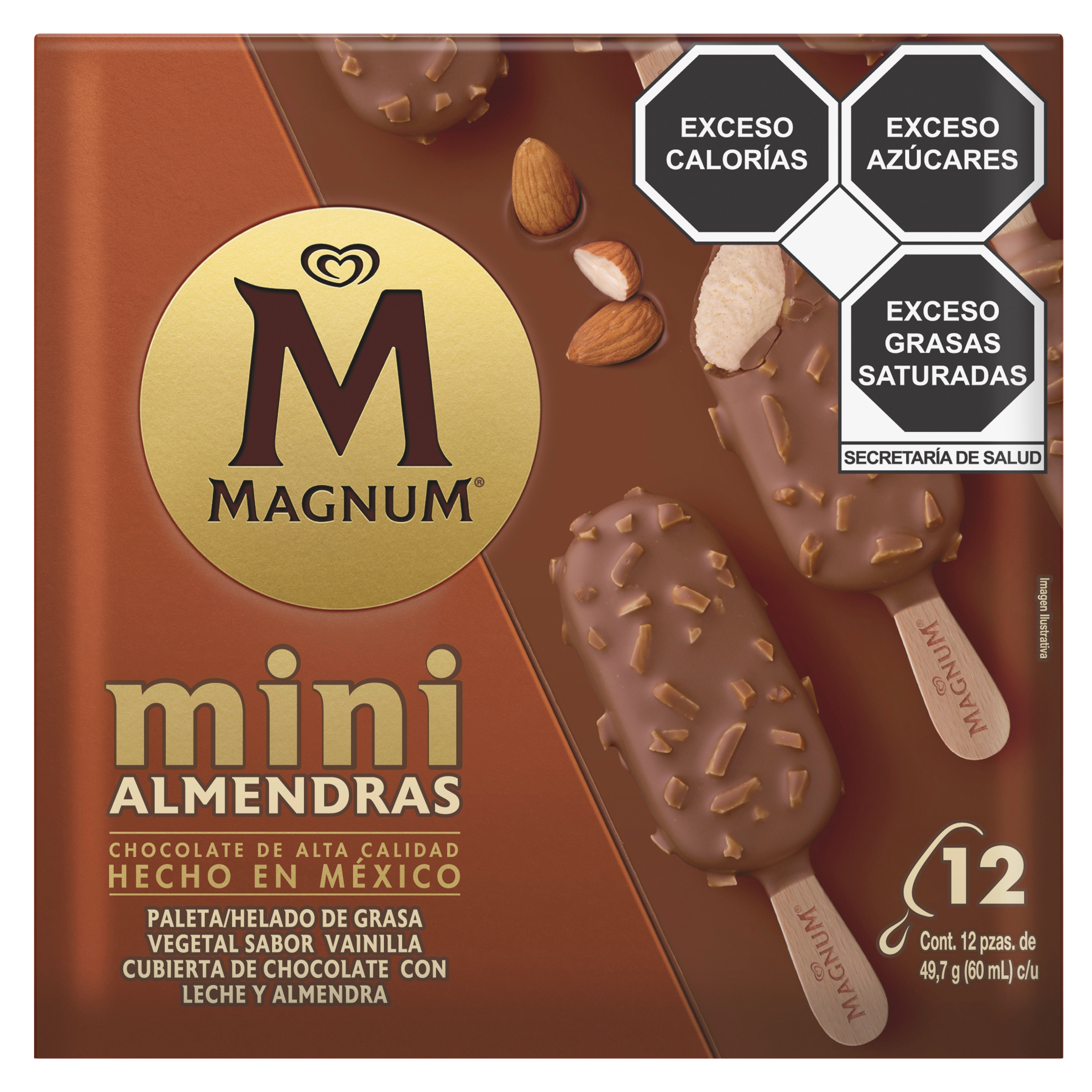 Magnum Mini Almendras x 12