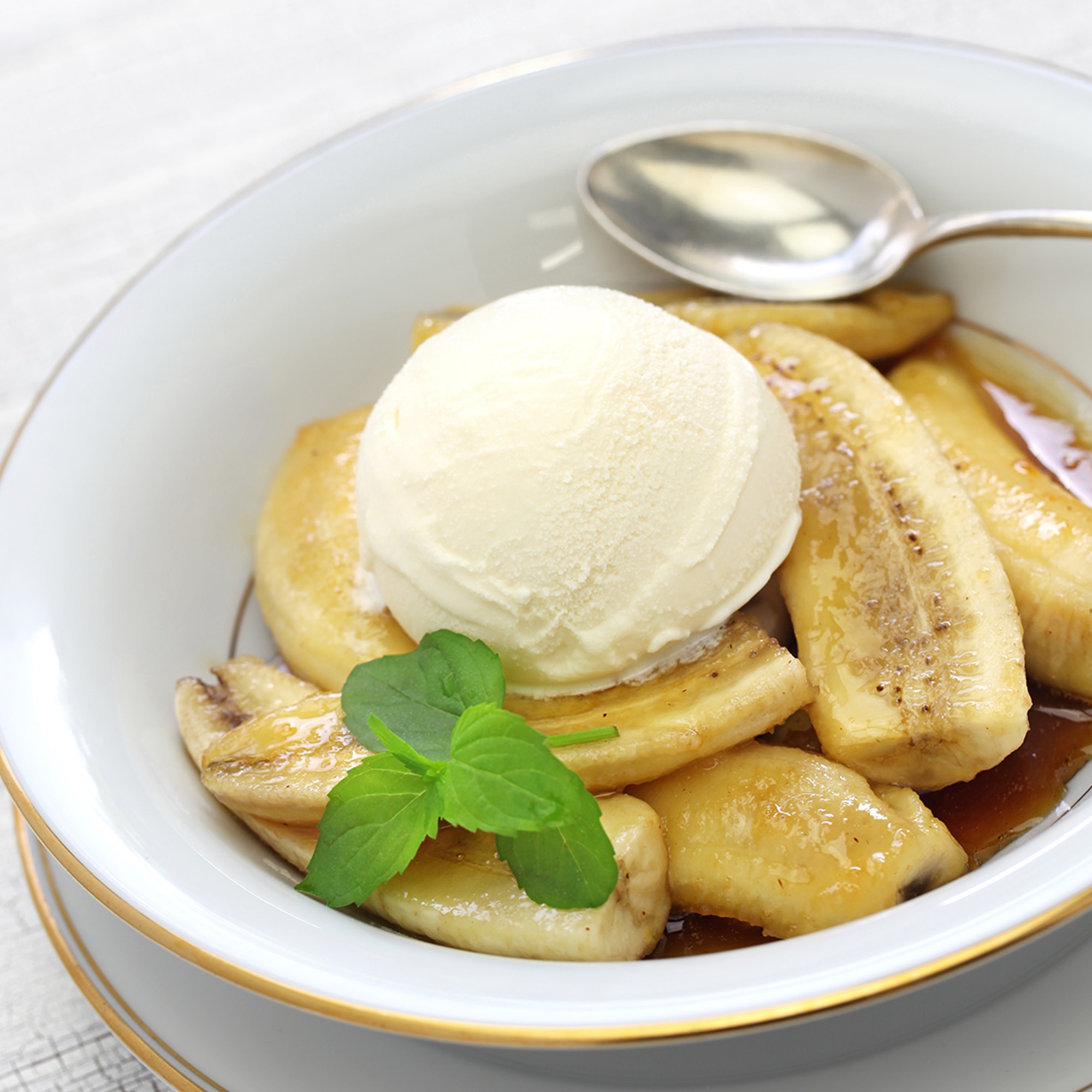 Caramel Banana Custard Treat