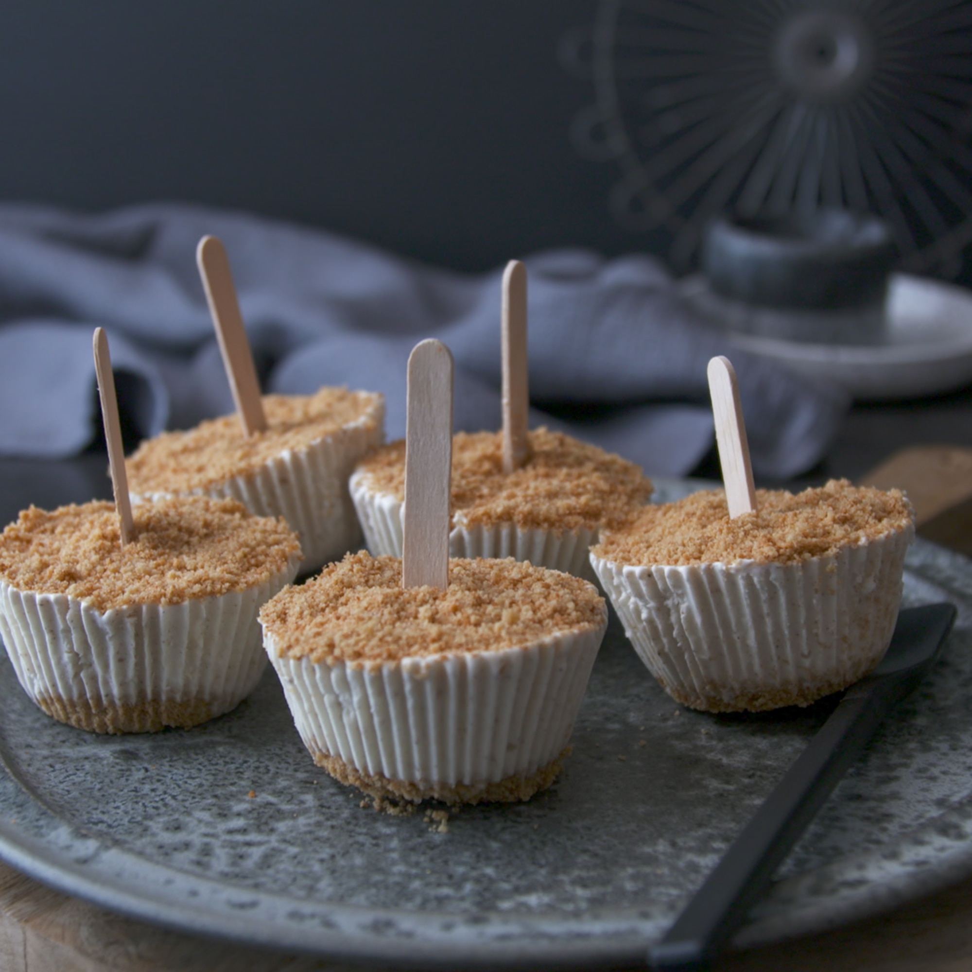 Cinnamon, Ginger and Vanilla with a Ginger Biscuit Dust