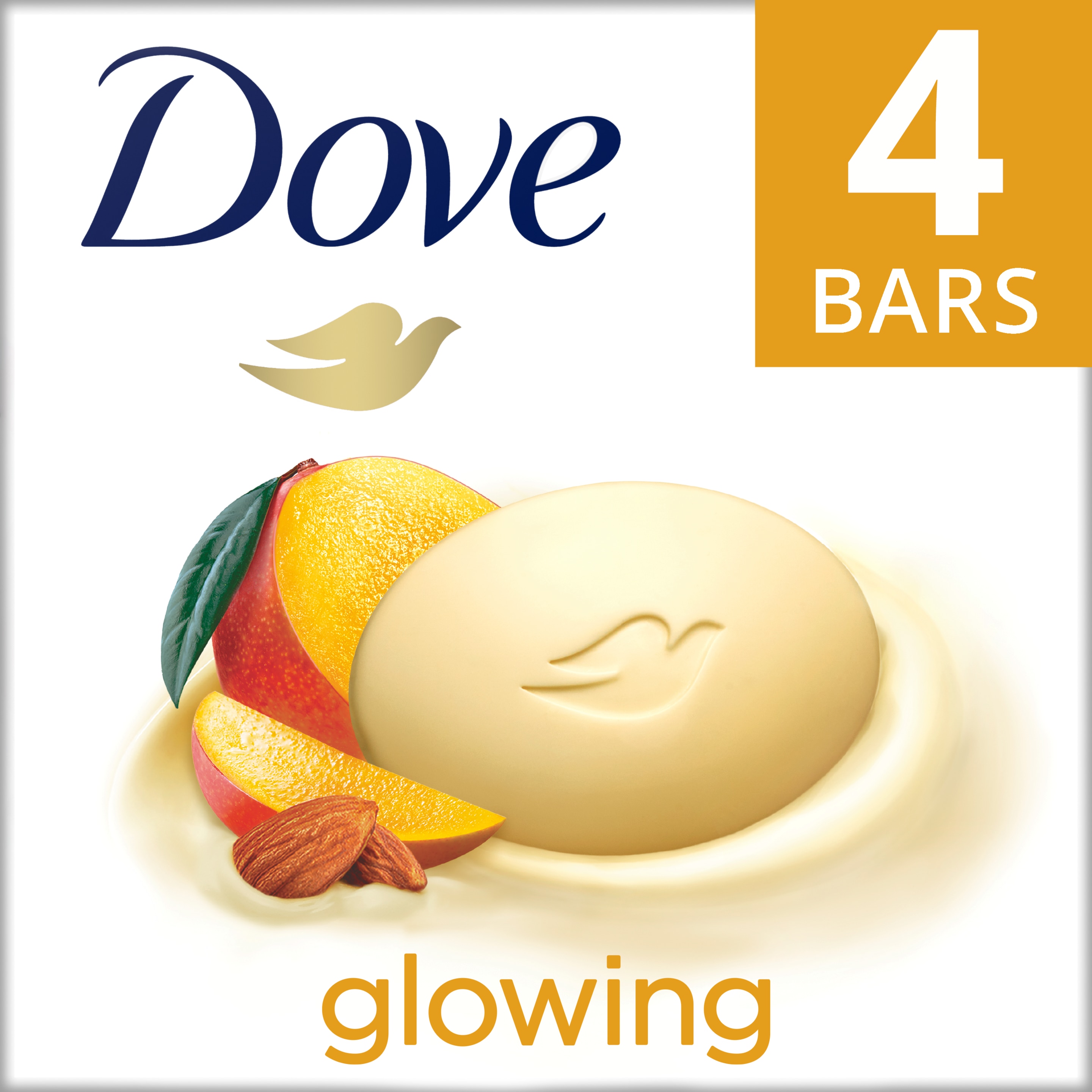 Dove Glowing Beauty Bar 4 bar 3.75 oz
