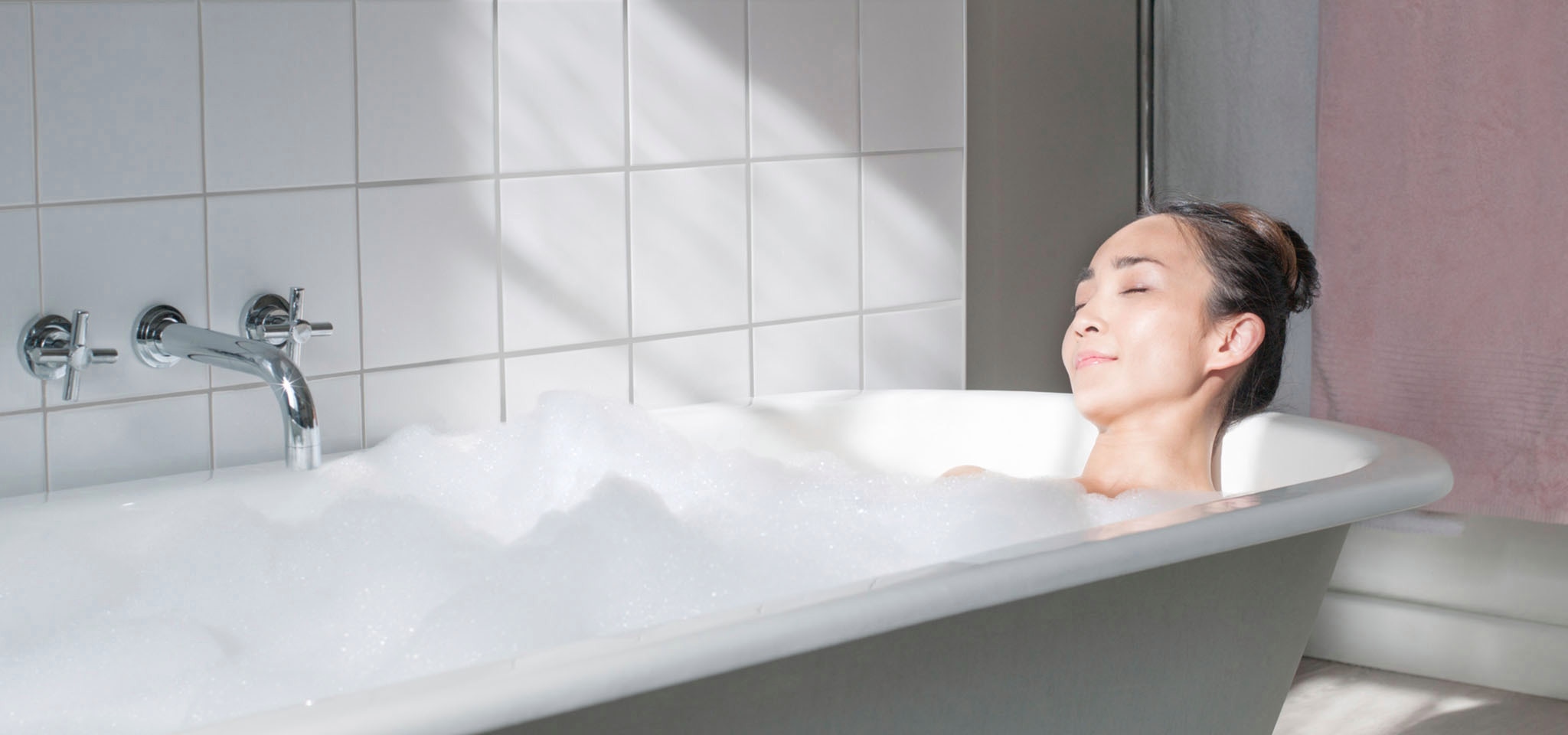 Recreate the pampering power of a bath in your shower