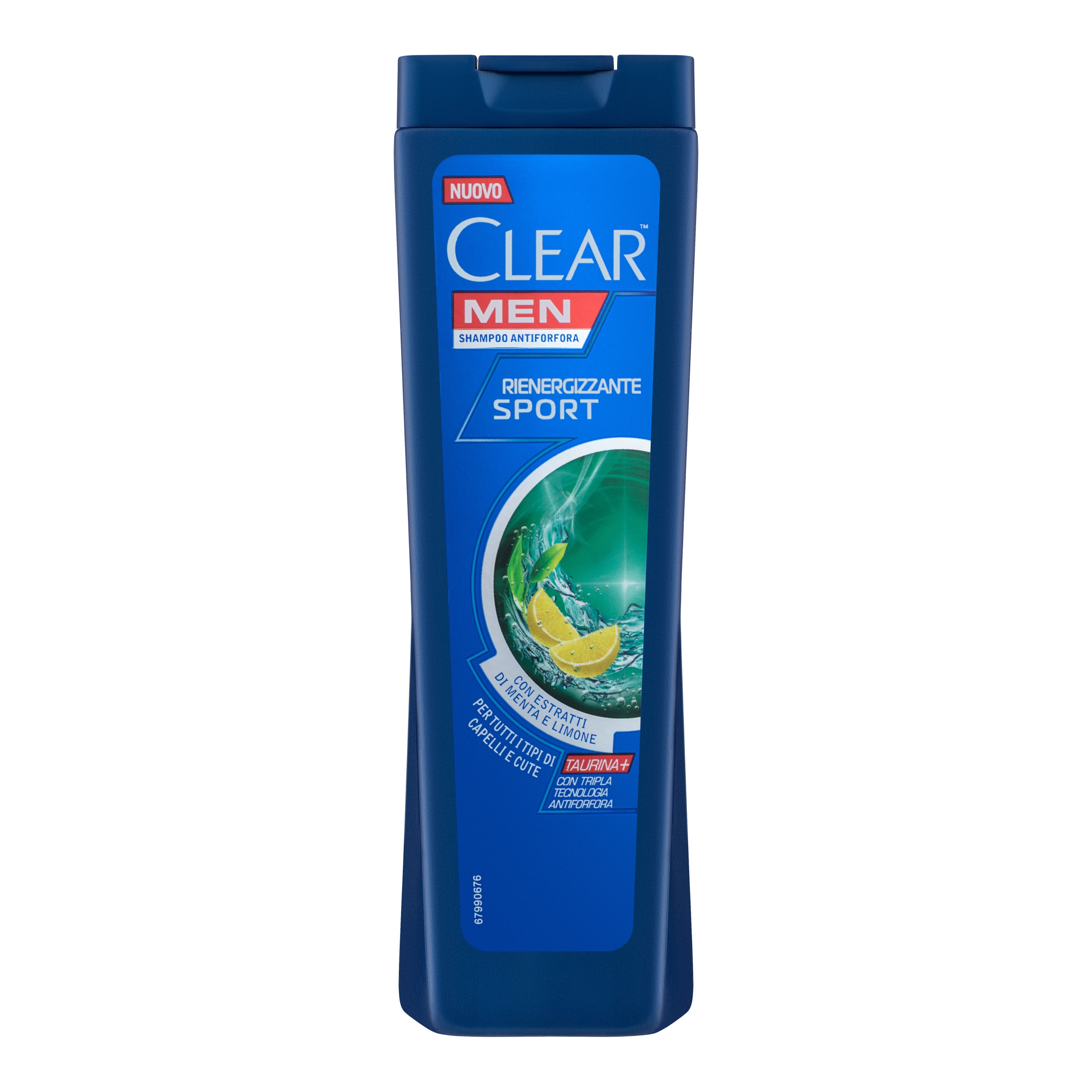 Front of shampoo pack ШАМПУНЬ CLEAR ДЛЯ ЧОЛОВІКІВ ЕНЕРГІЯ СВІЖОСТІ 250МЛ