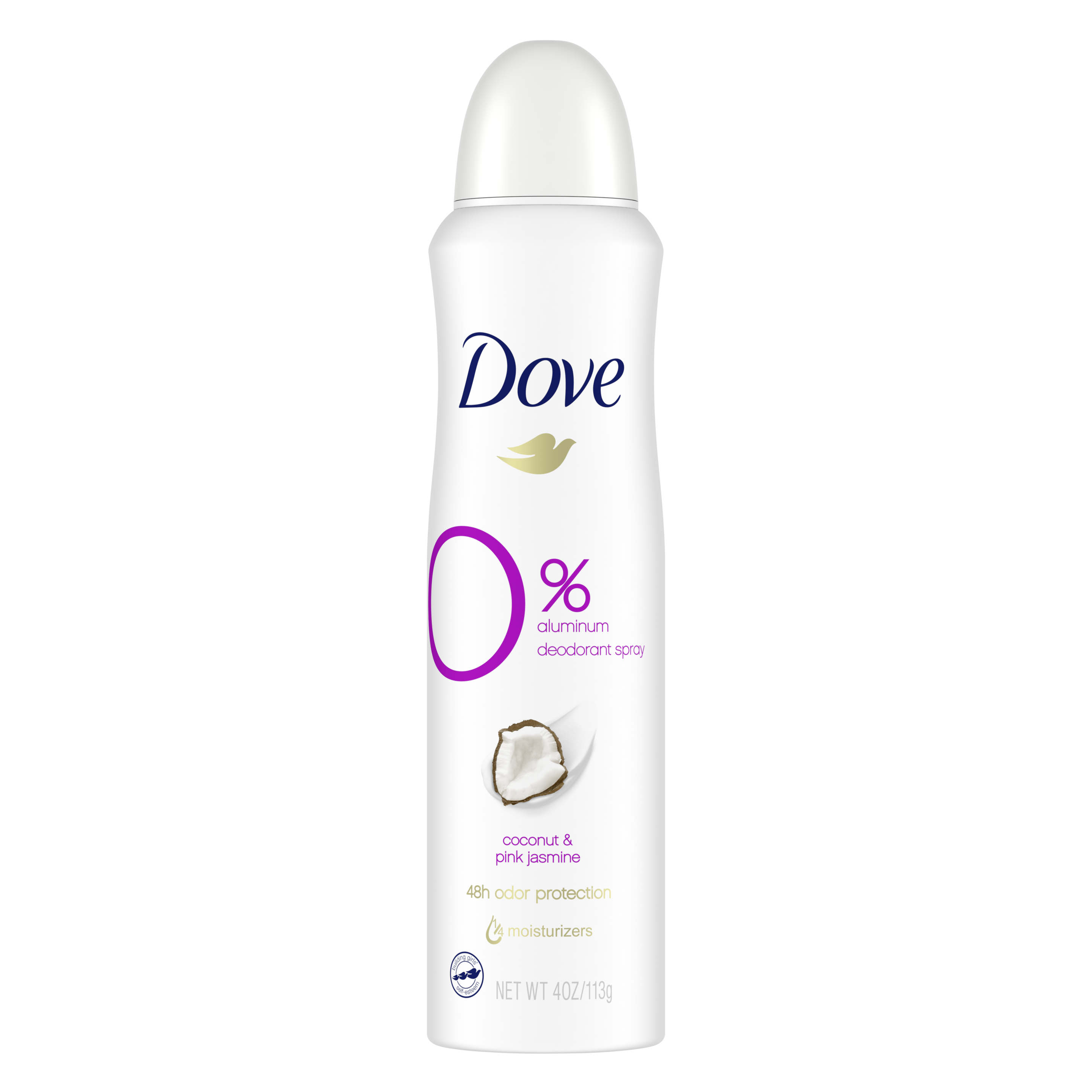 Dove 0% Aluminum Deodorant Spray Coconut & Pink Jasmine