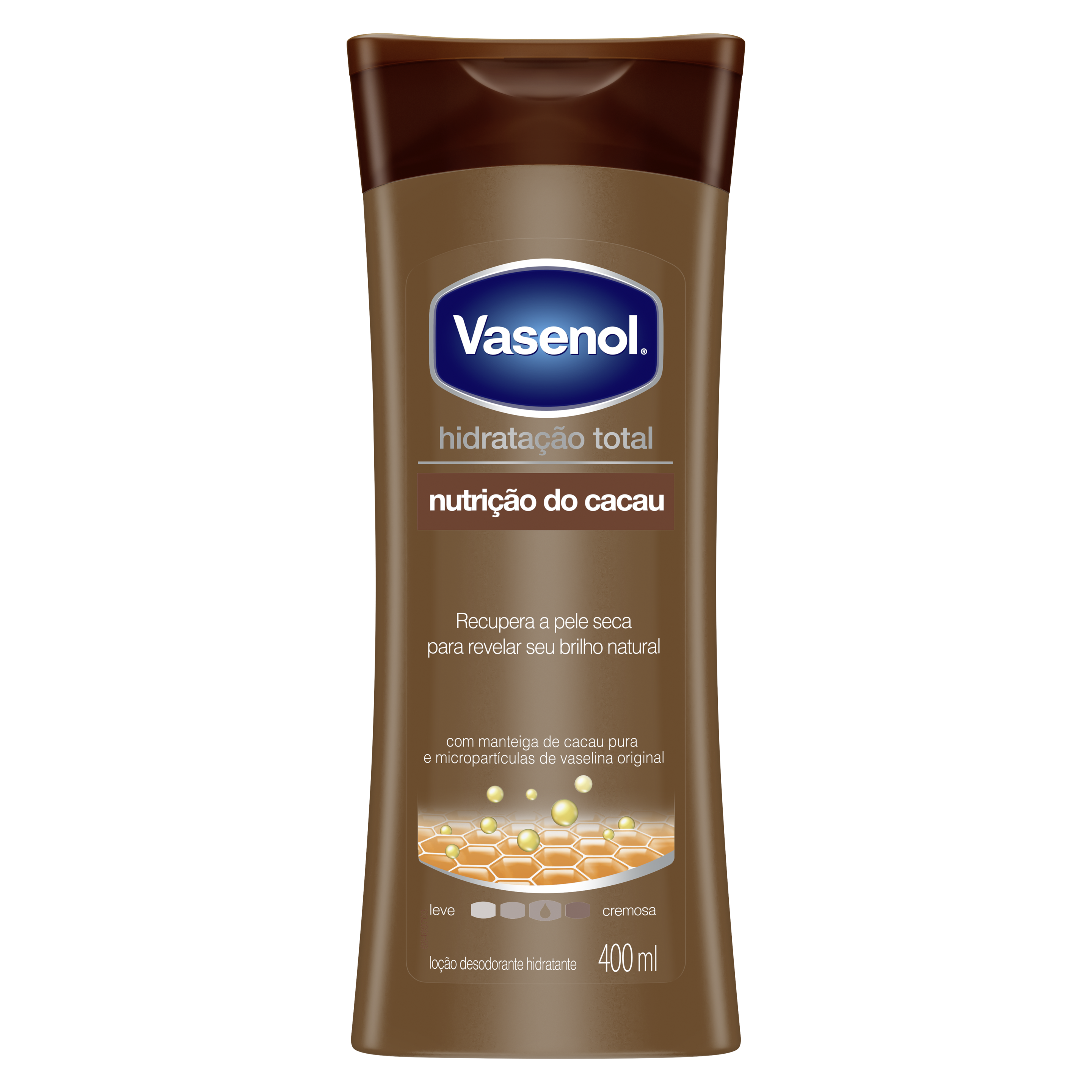 Loção Desodorante Hidratante Corporal Vasenol® Nutrição do Cacau