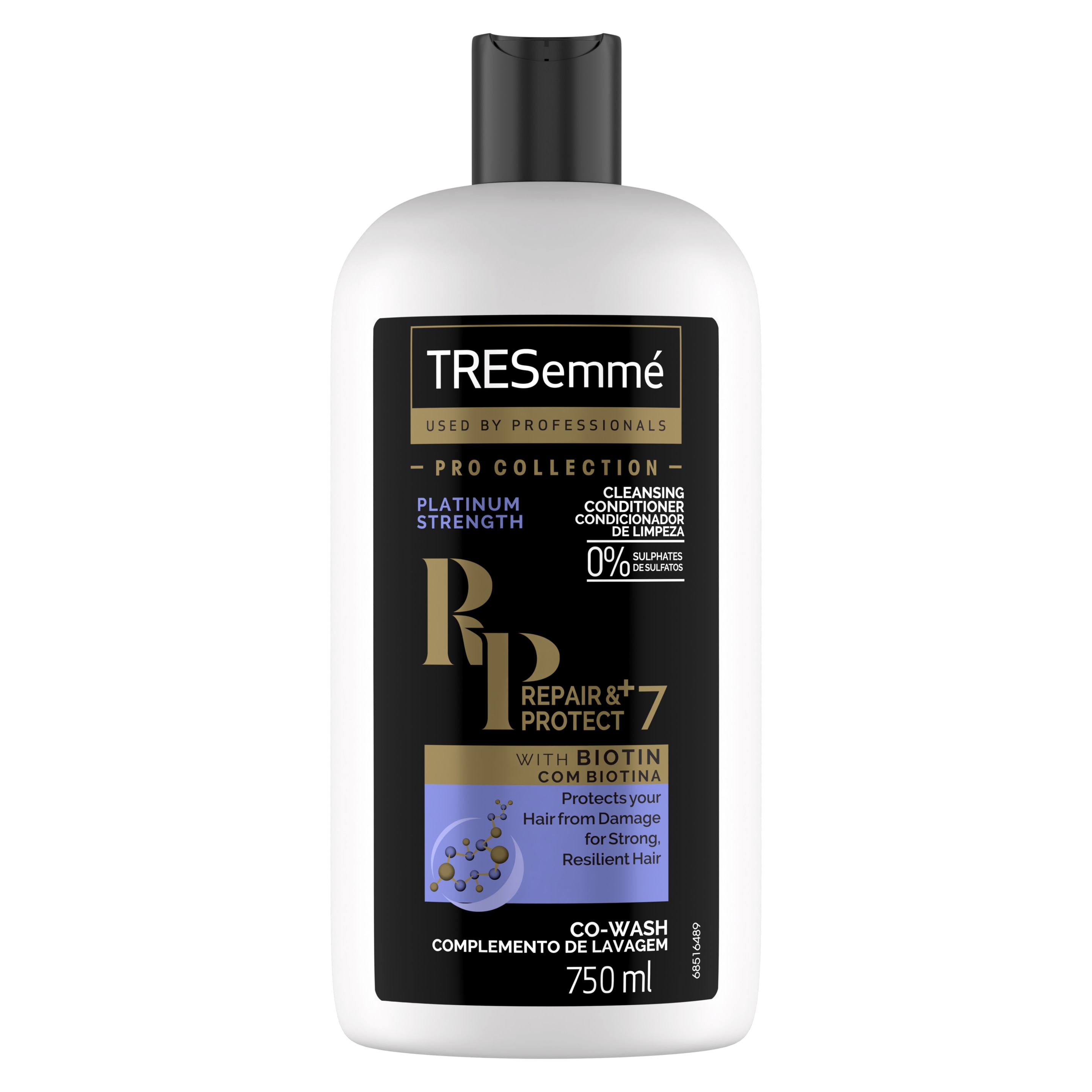 TRESemmé Platinum Strength Co-Wash 750ml Front of Pack