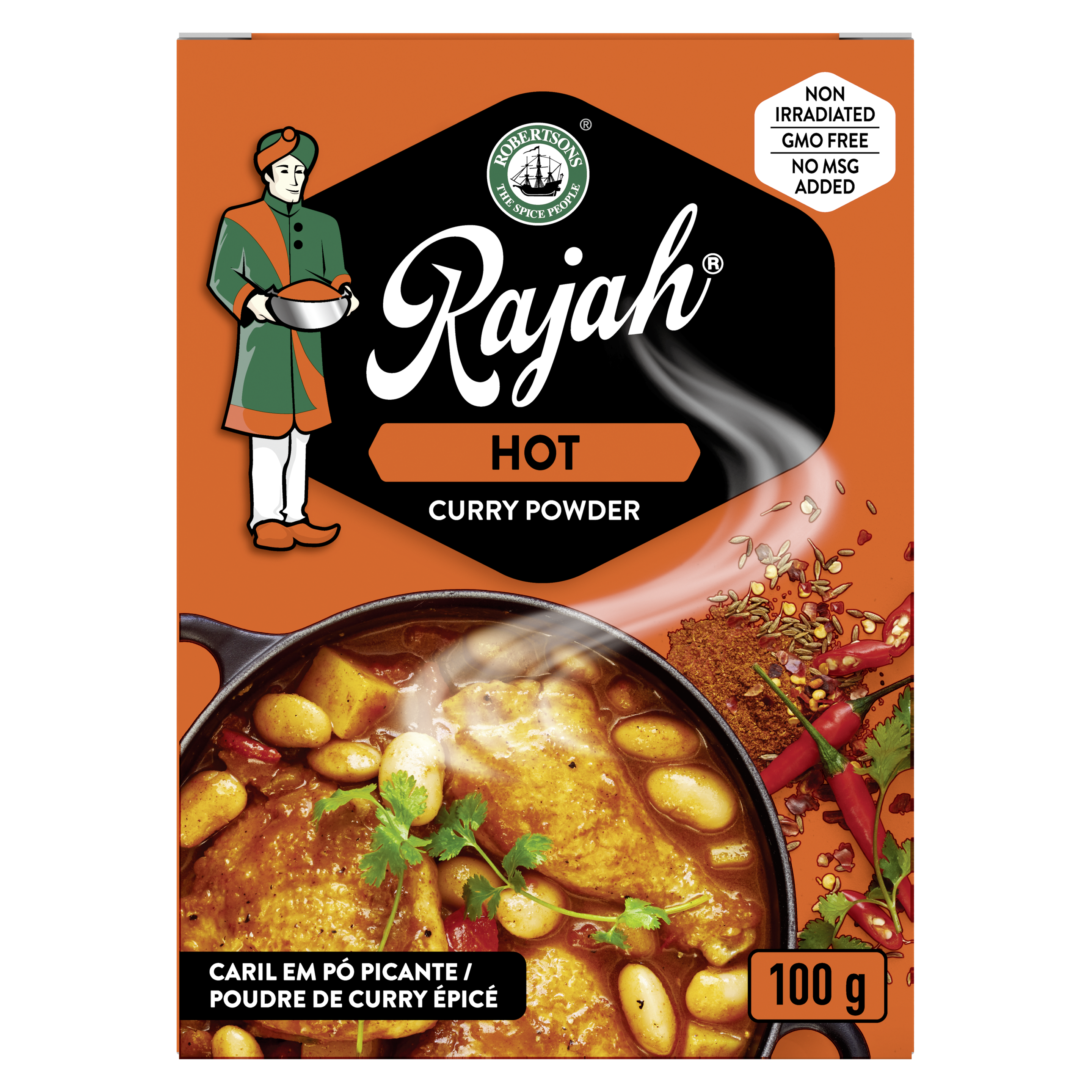 Rajah-hot-curry-powder-100gr
