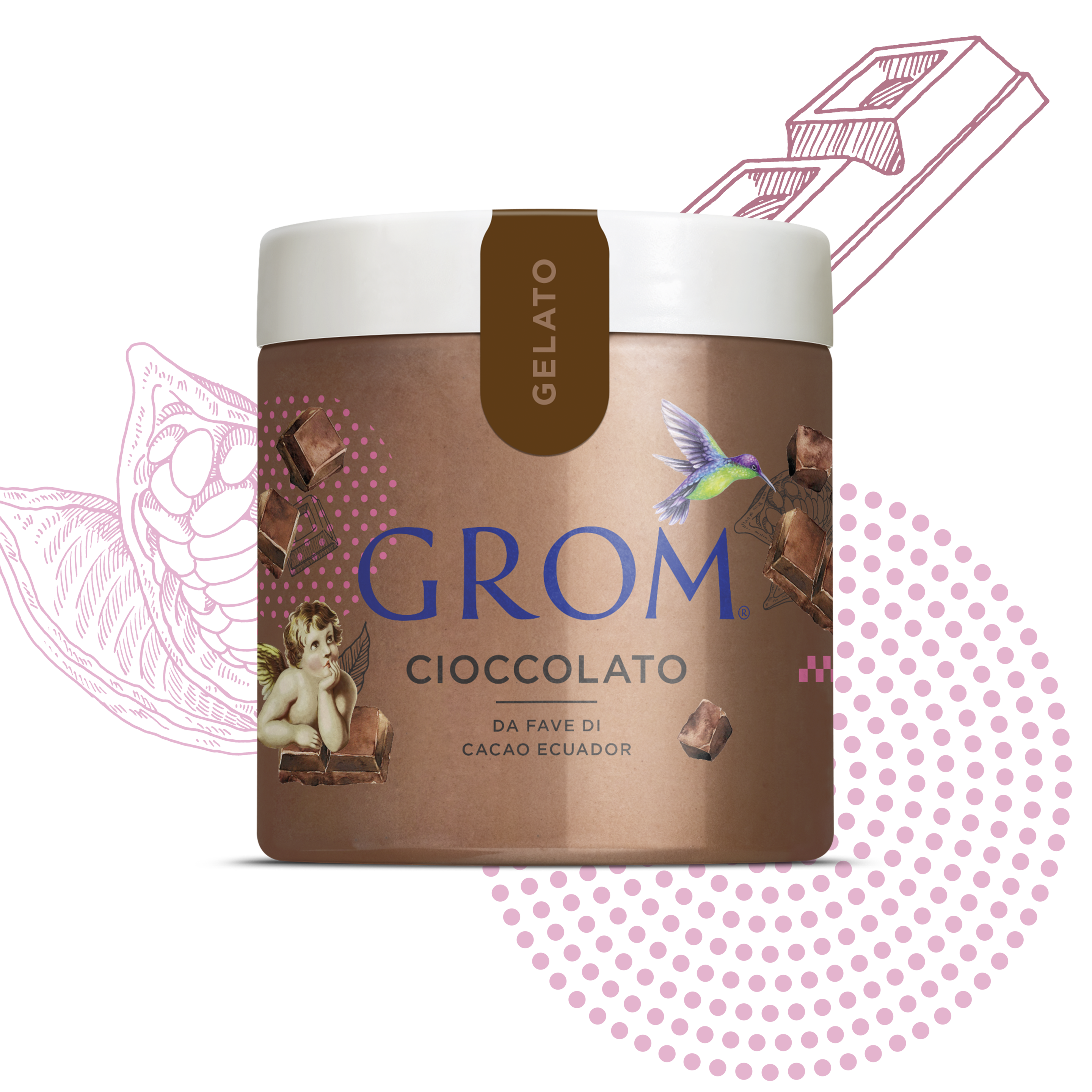 barattolo di cioccolato