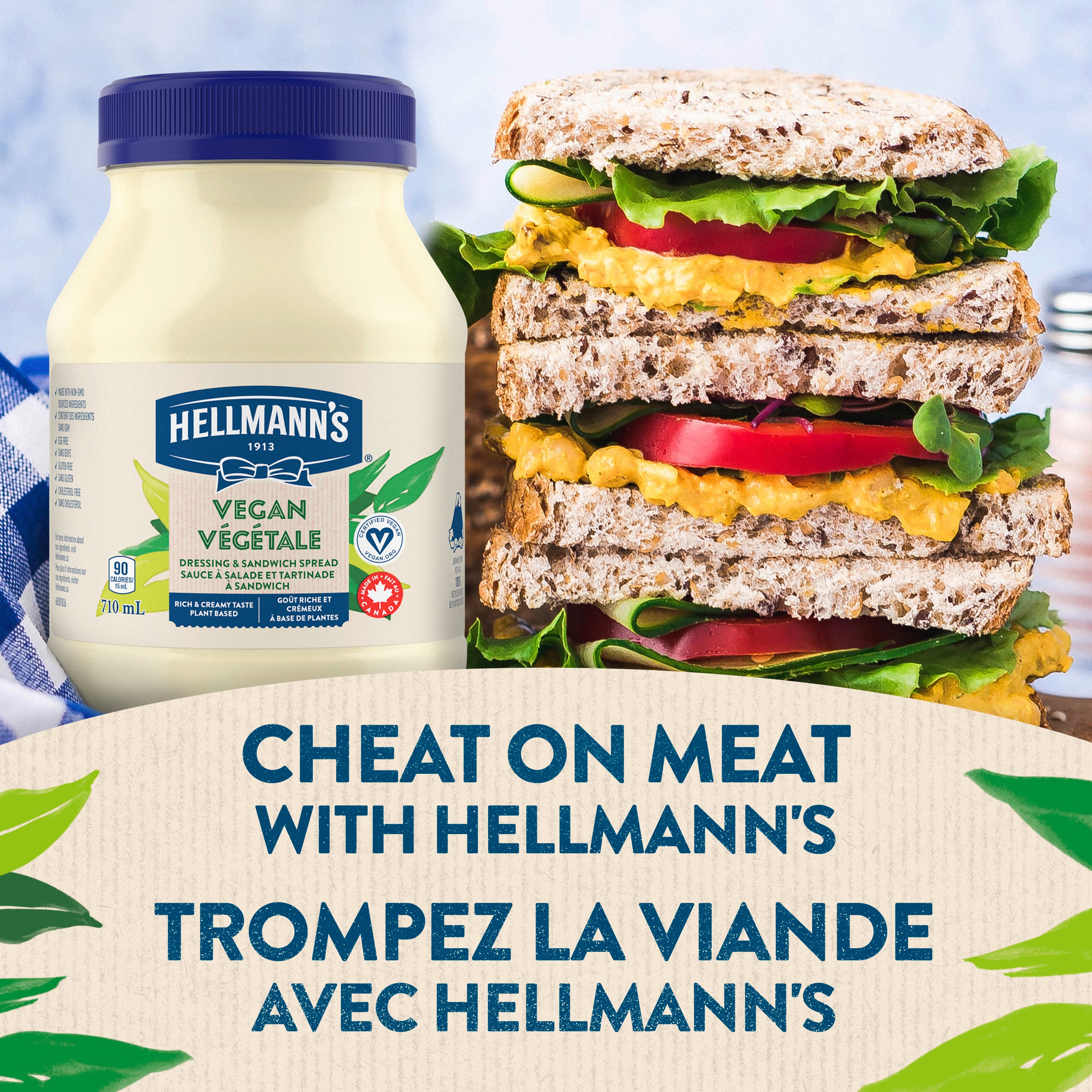 Hellmann's Vegan Mayonnaise 475g