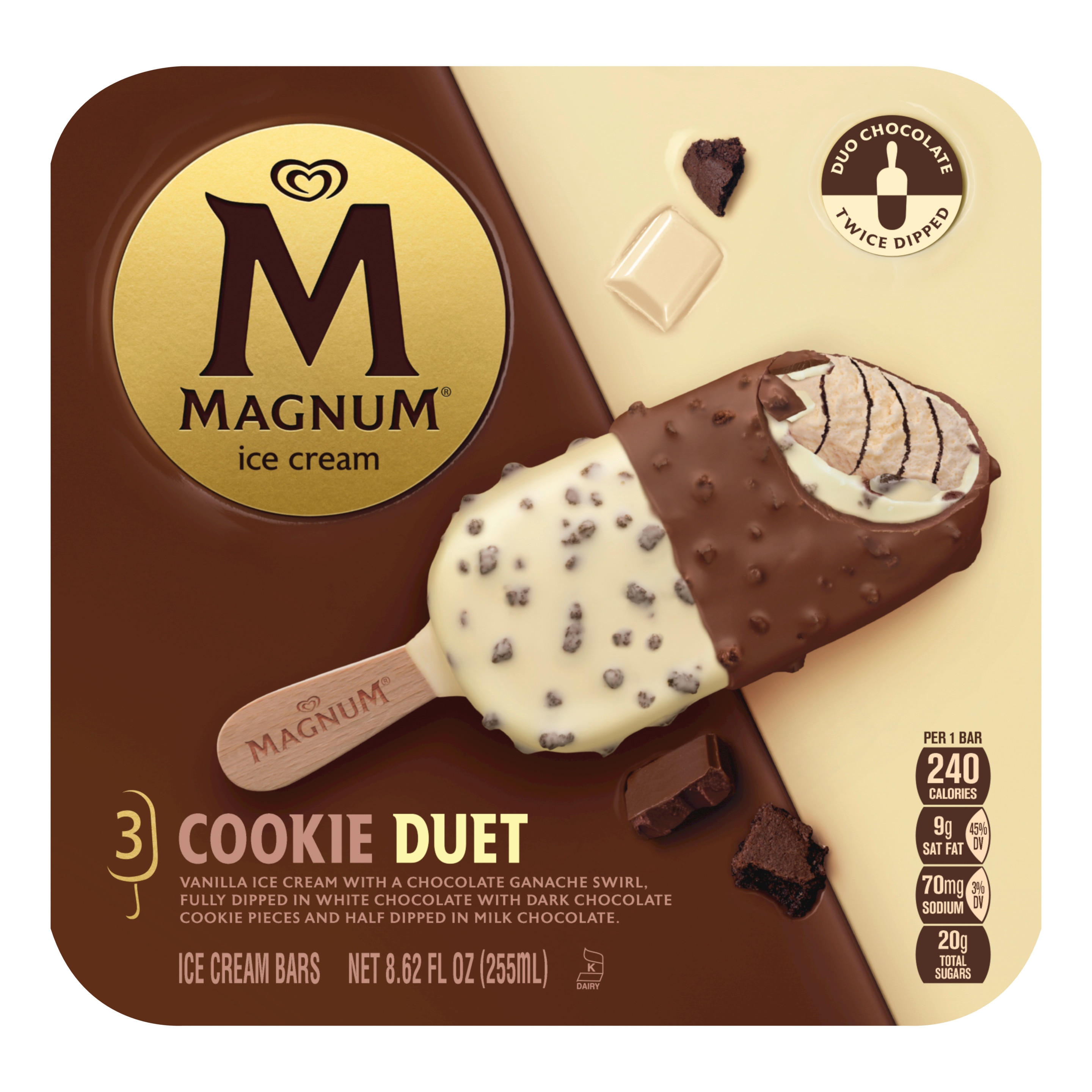 Cookie Duet Ice Cream Bar