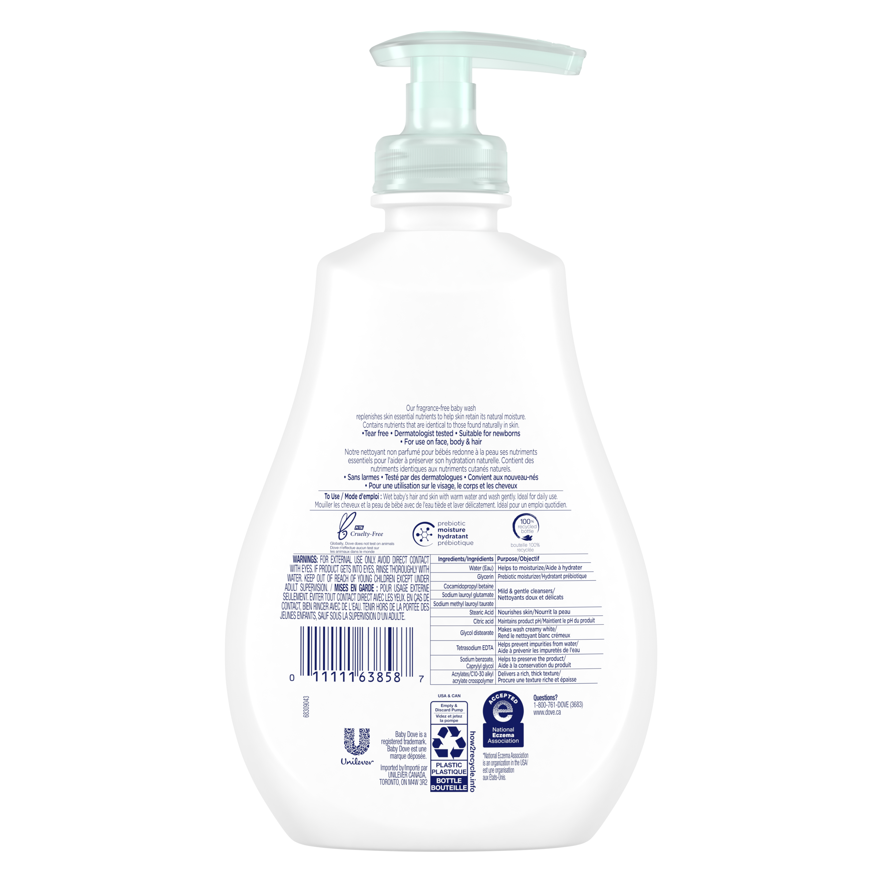 Sensitive Moisture Tip to Toe Wash