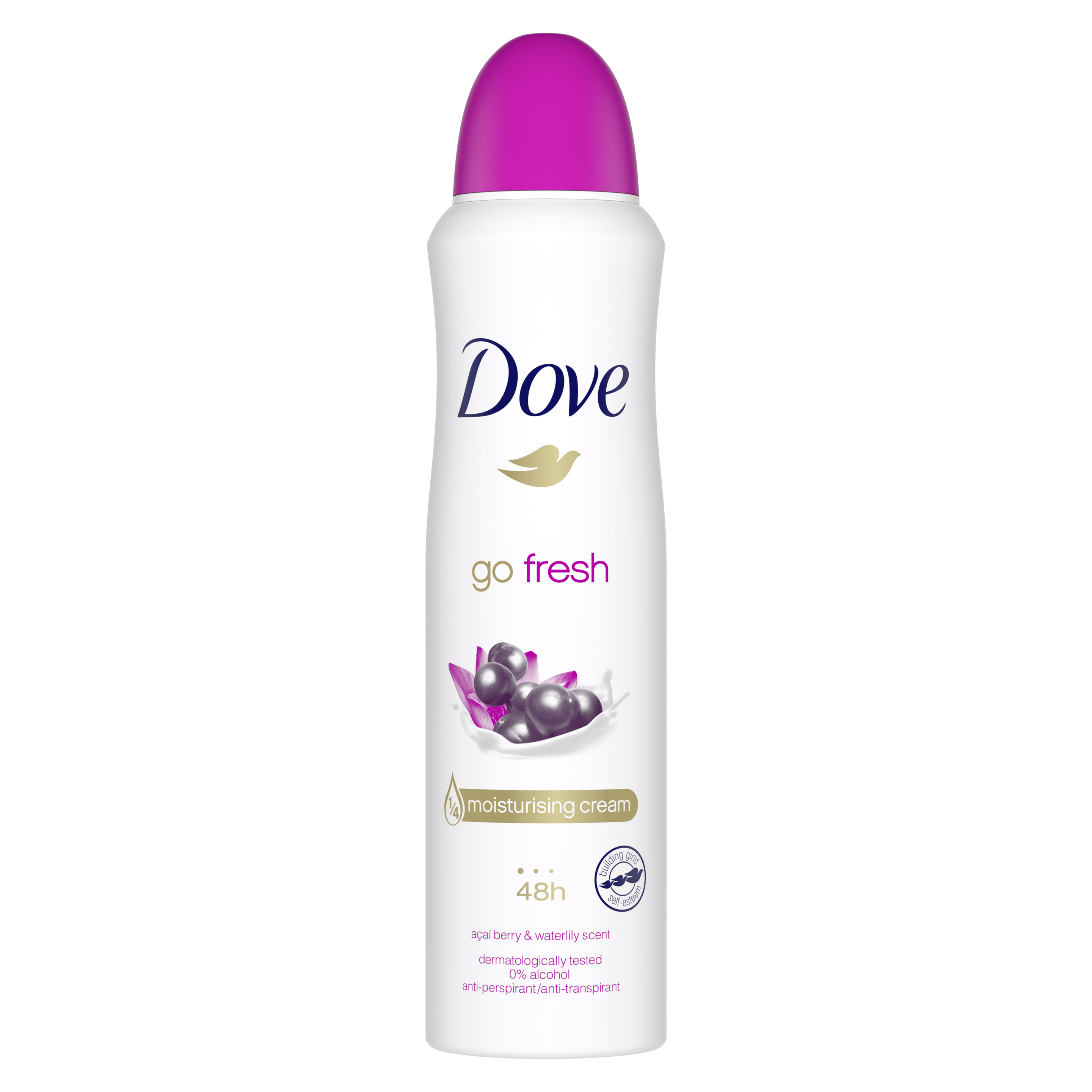Dove Go Fresh Acai & Water Lily Spray 150ml