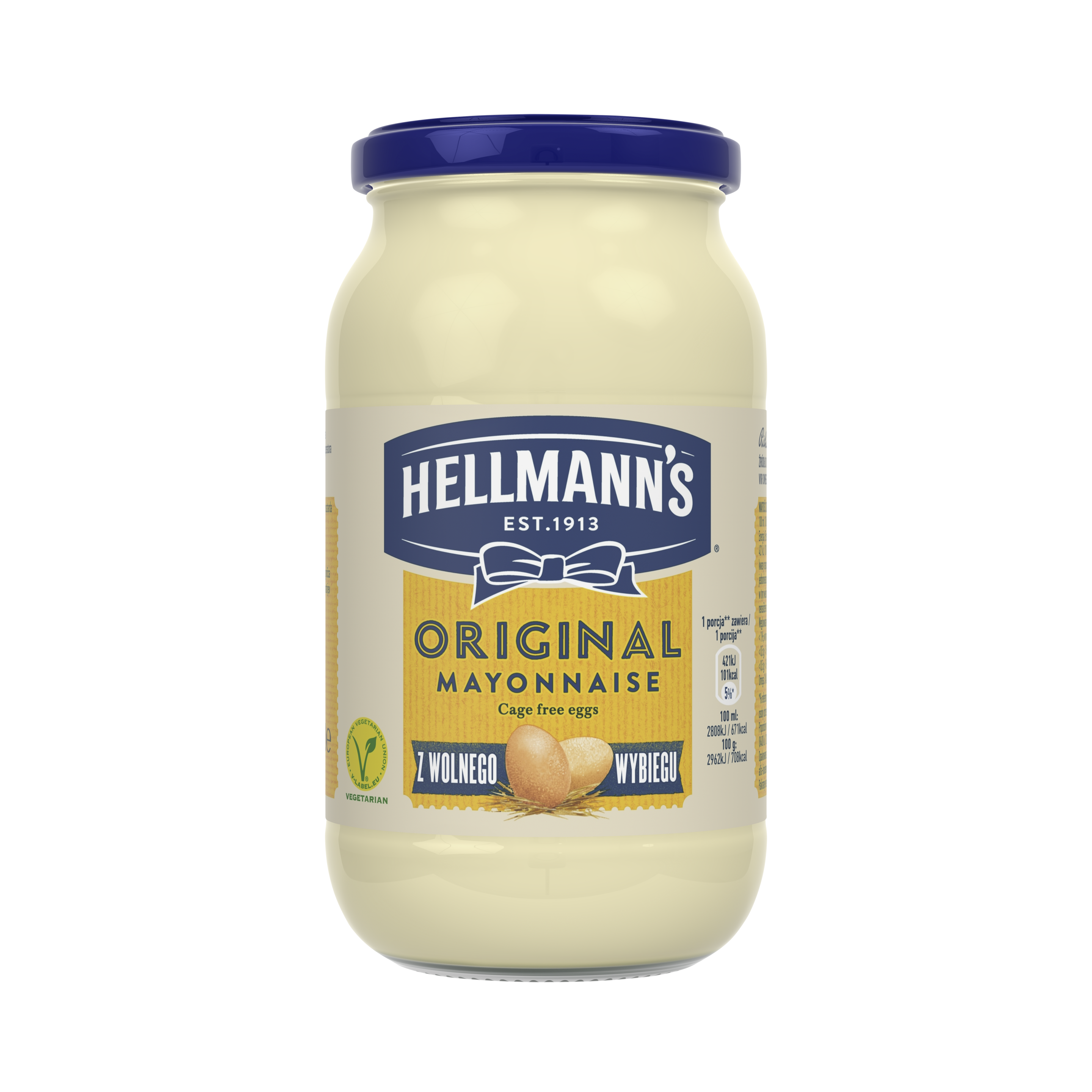 HELLMANN'S Majonéz Original 383g üveges packshot