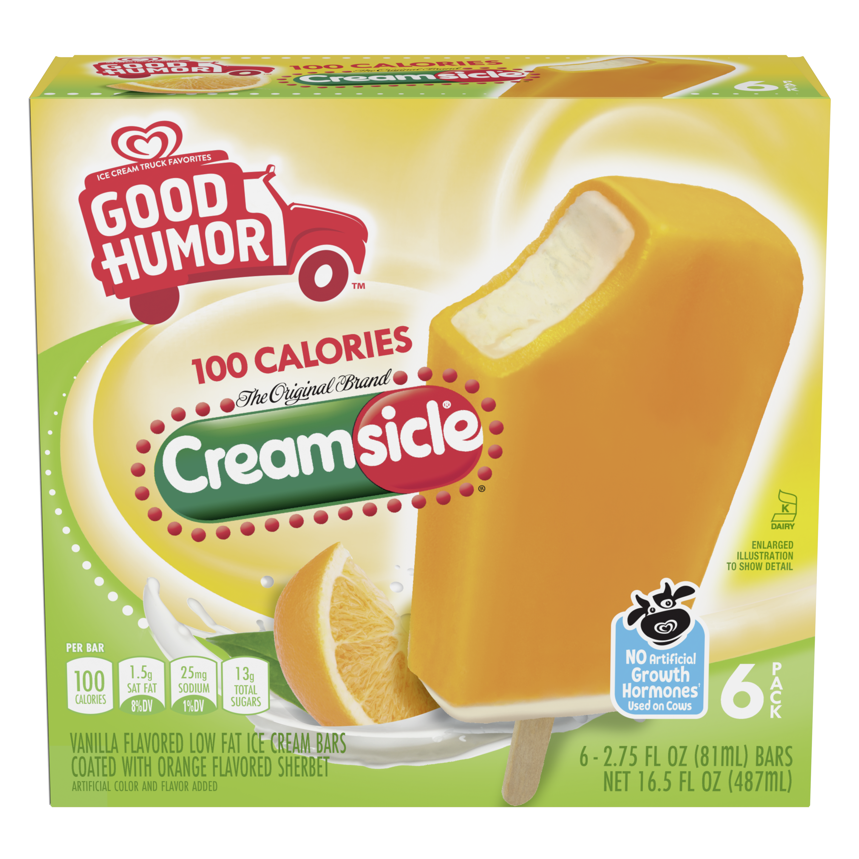 Orange Creamsicle - 5050 Bar | Good Humor