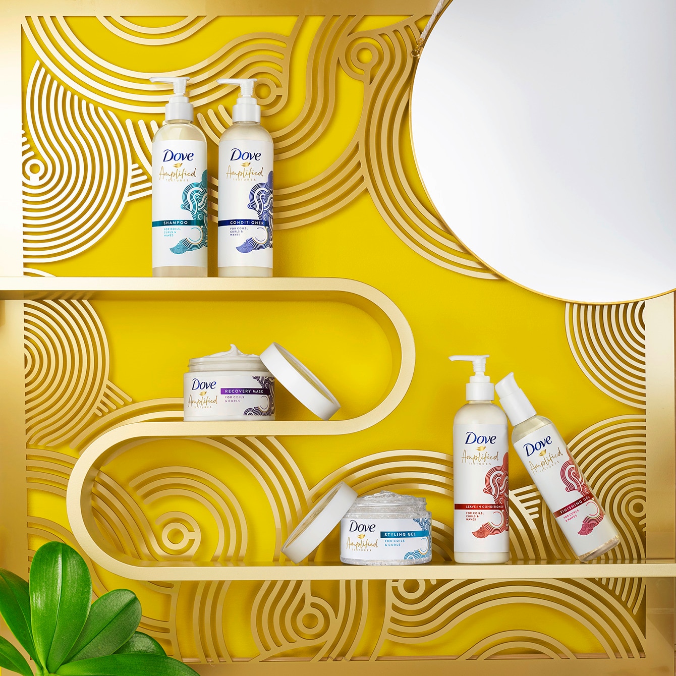 Dove Amplified Textures Products lifestyle shot