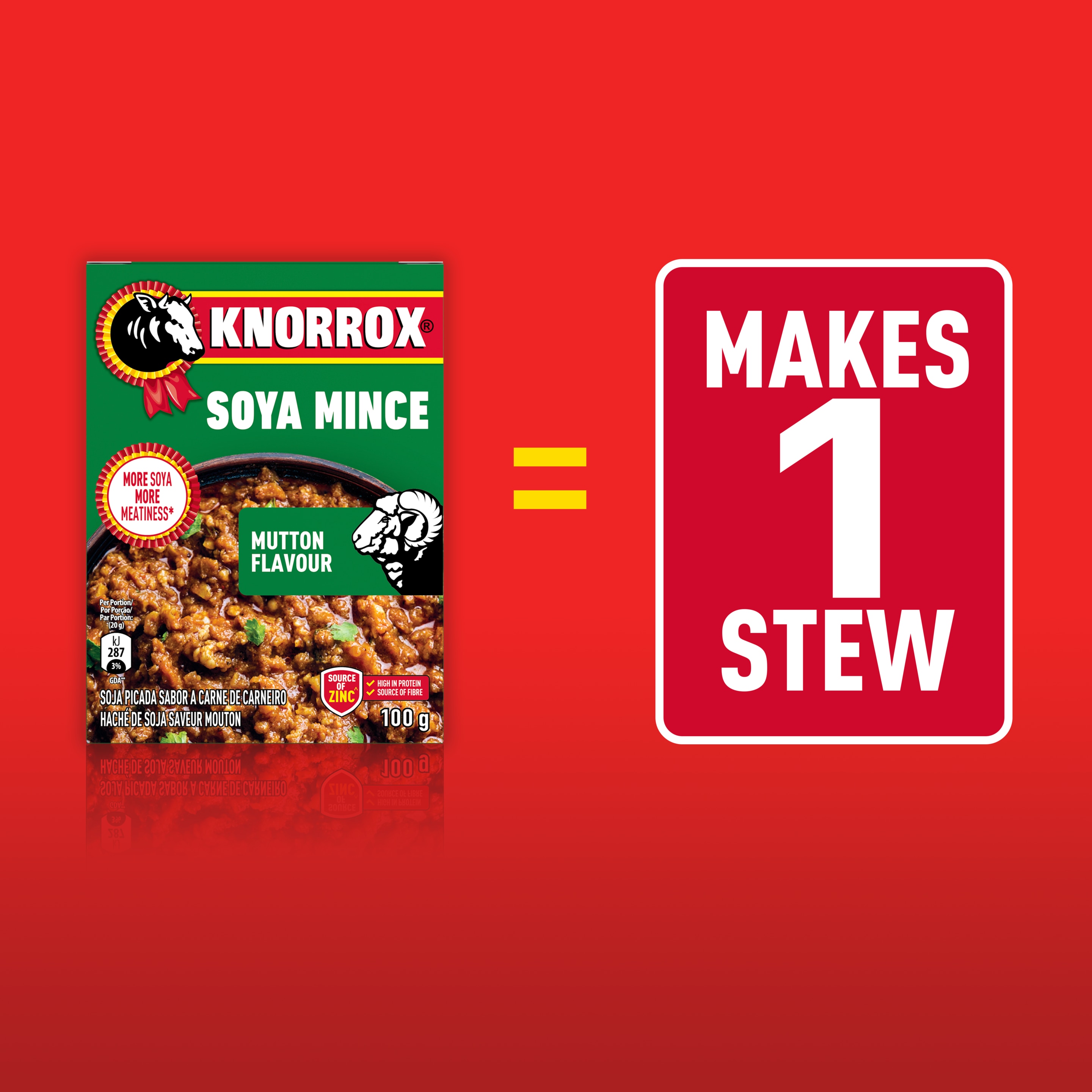 Knorrox Mutton Soya Mince 100g