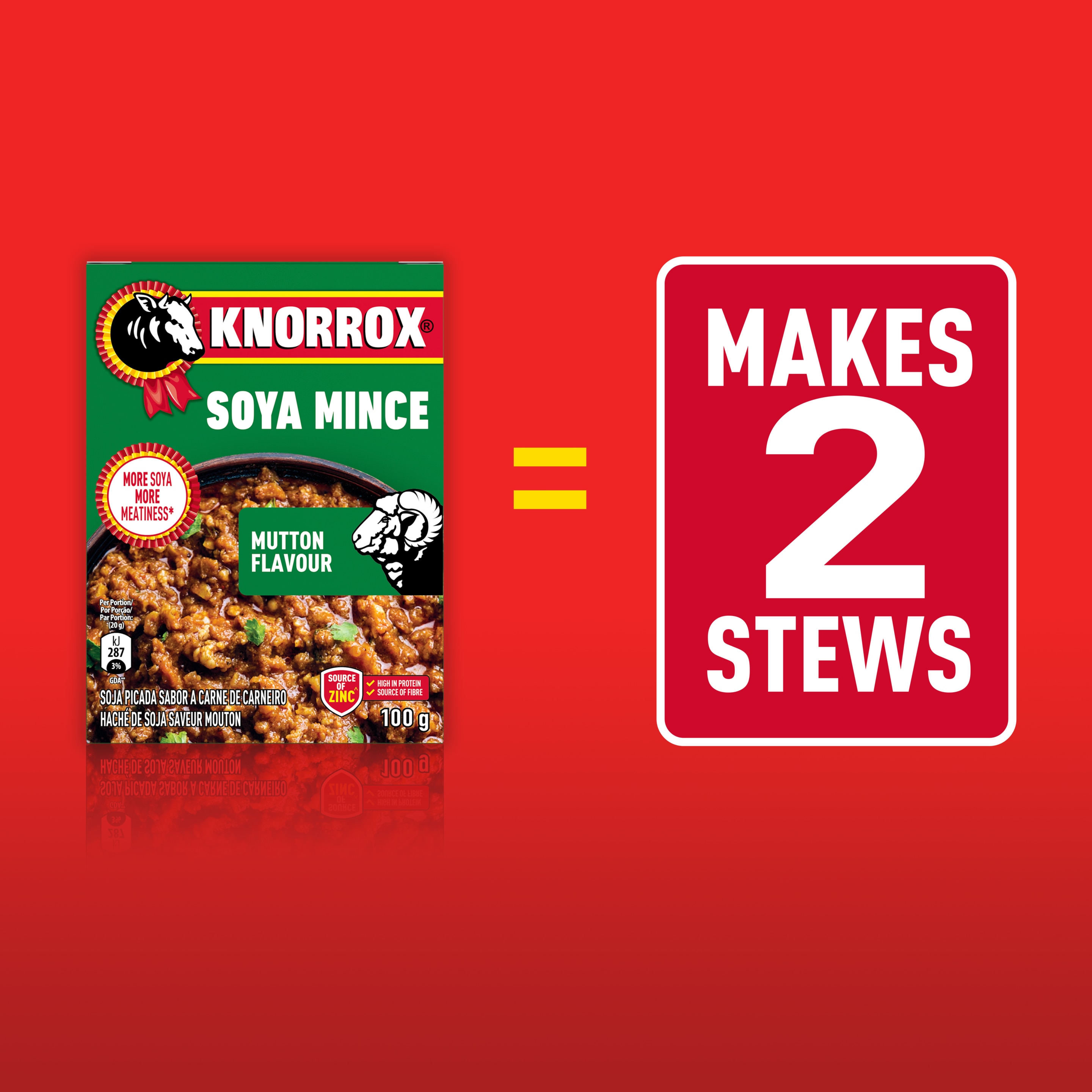 Knorrox Mutton Soya Mince 200g