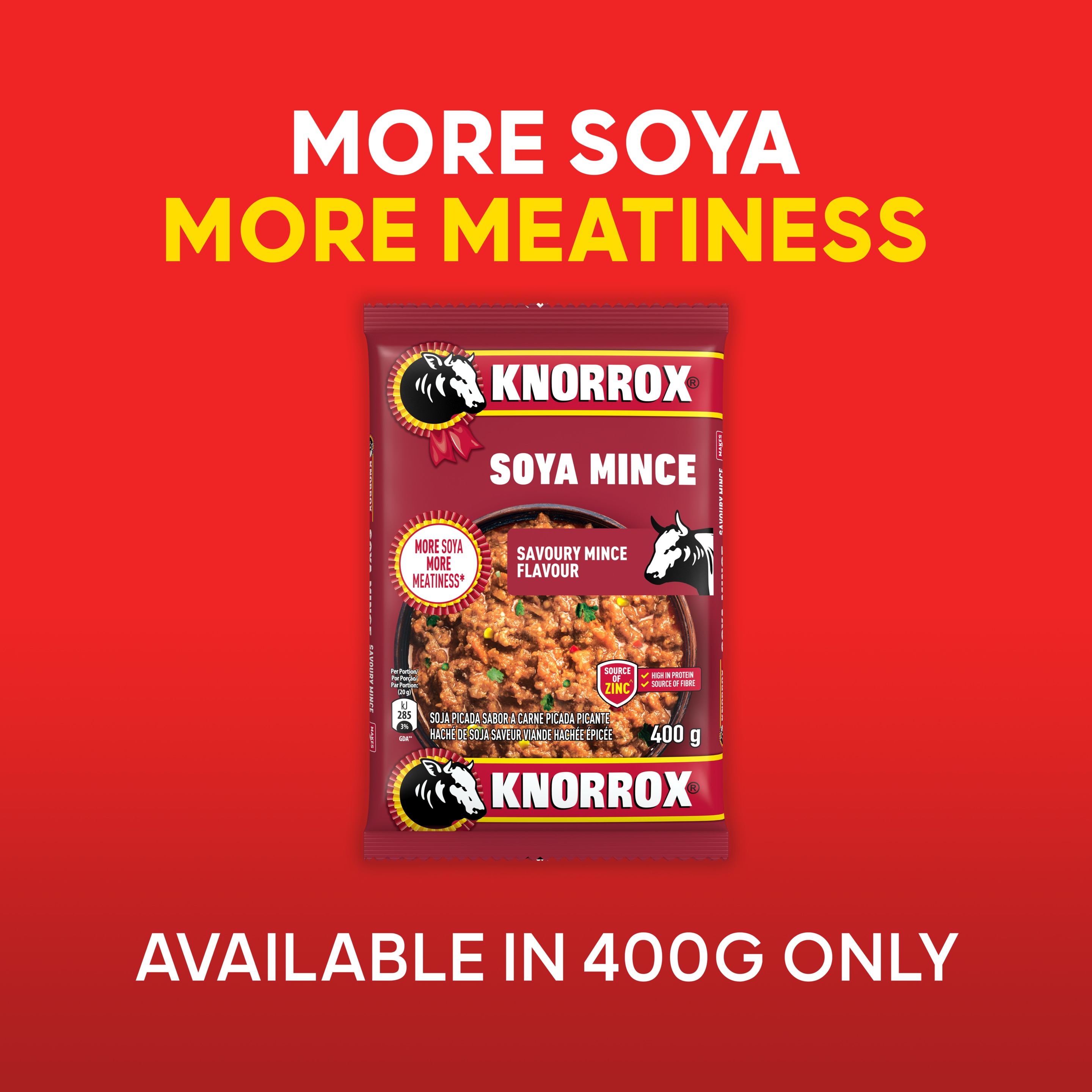 Knorrox Savoury Soya Mince 400g