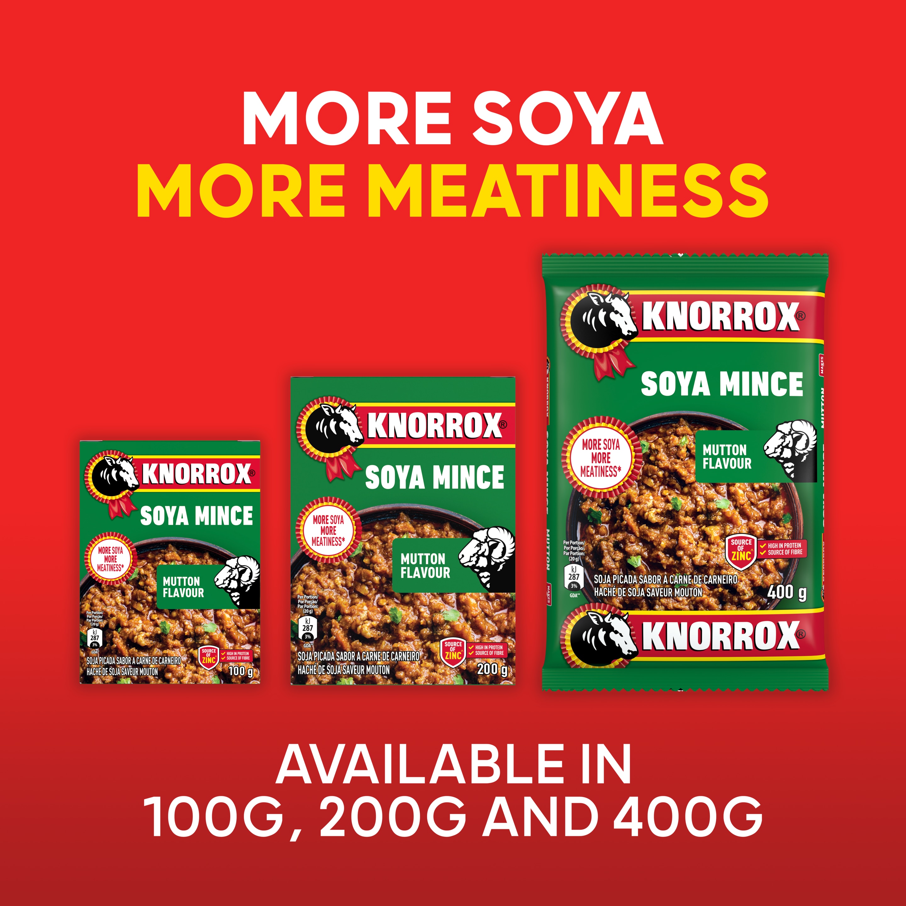 Knorrox Mutton Soya Mince 400g