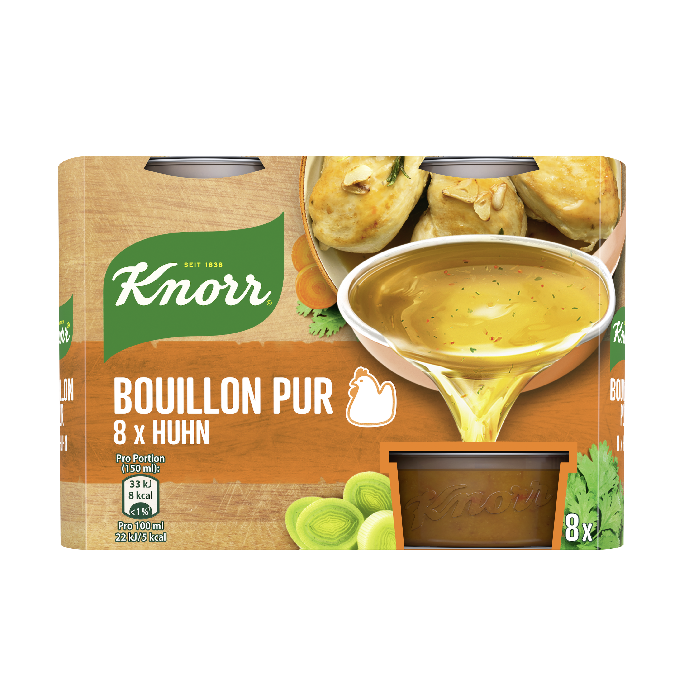 Knorr Bouillon Pur Huhn Bouillon 27 Portionen