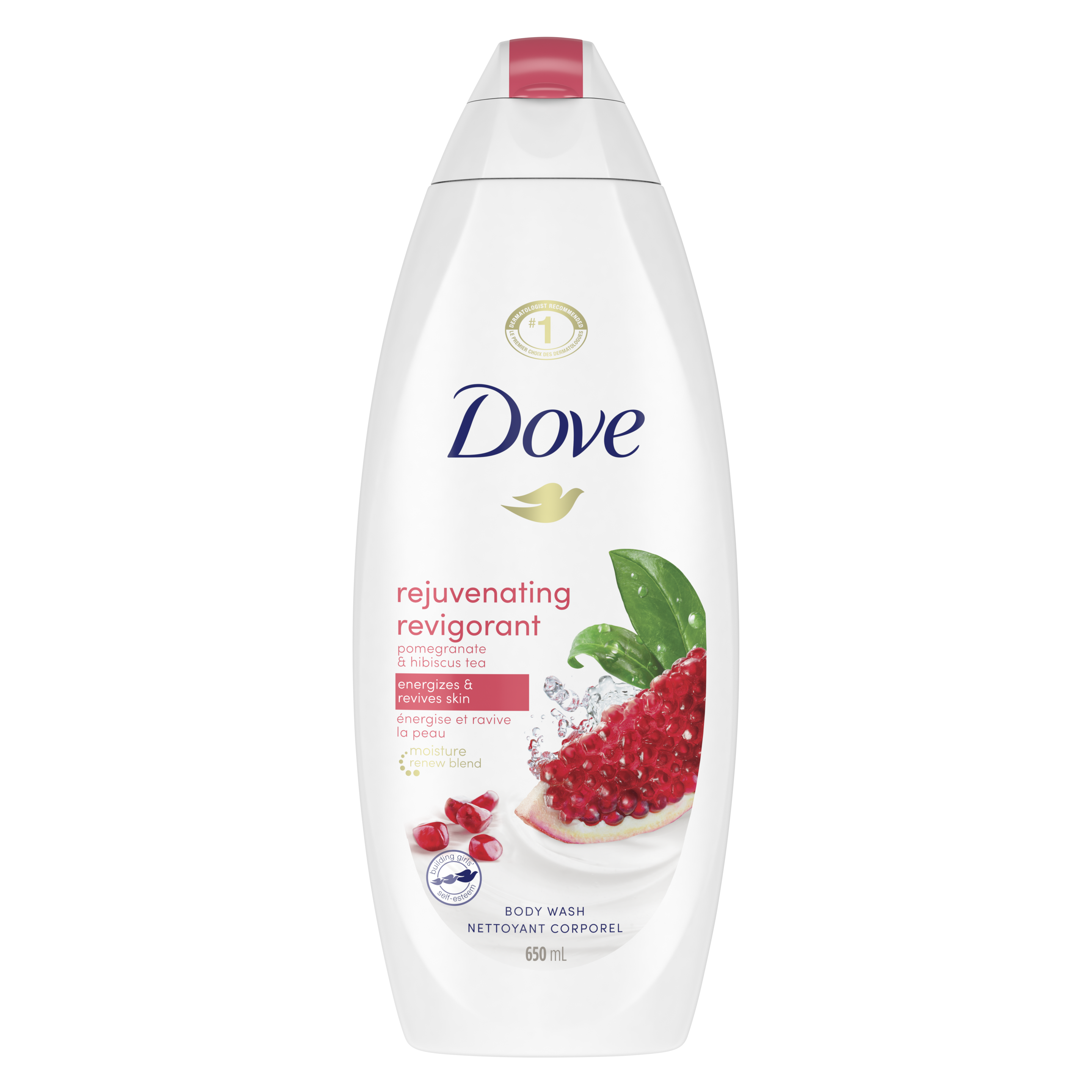 Soin nettoyant revivifiant pour le corps Go Fresh Parfum de grenade et verveine citronnelle 650 ml
